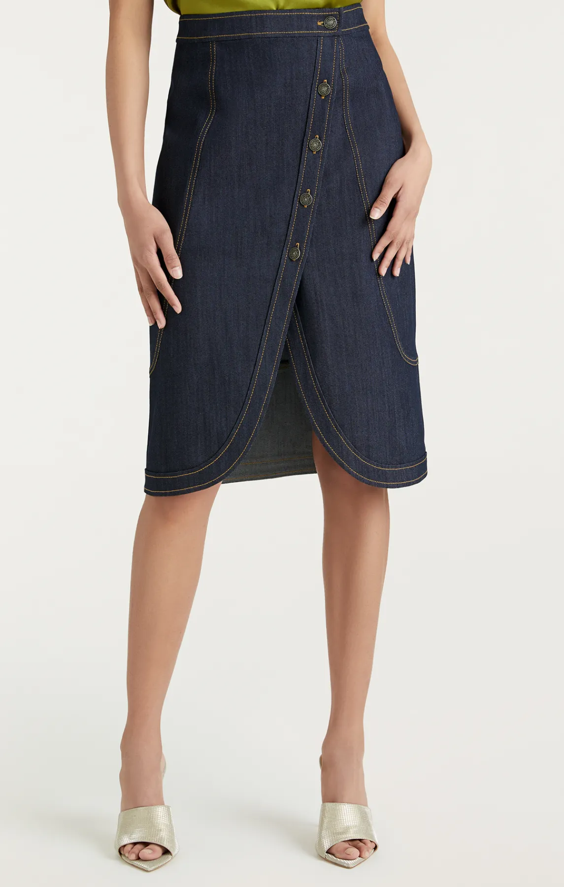 Cinq à Sept Acacia Skirt<Women Denim | Skirts