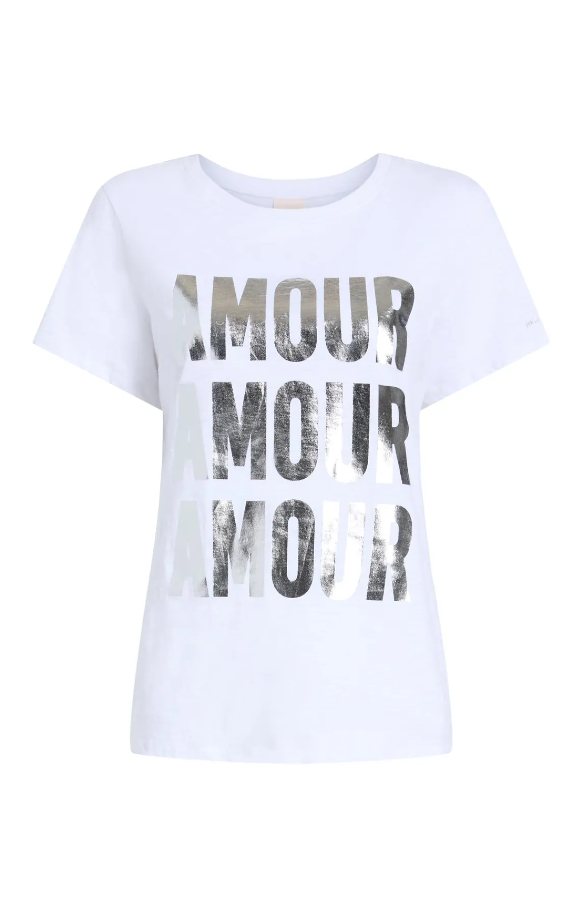 Cinq à Sept Amour Amour Amour Foiled Tee<Women Tees & Pullovers