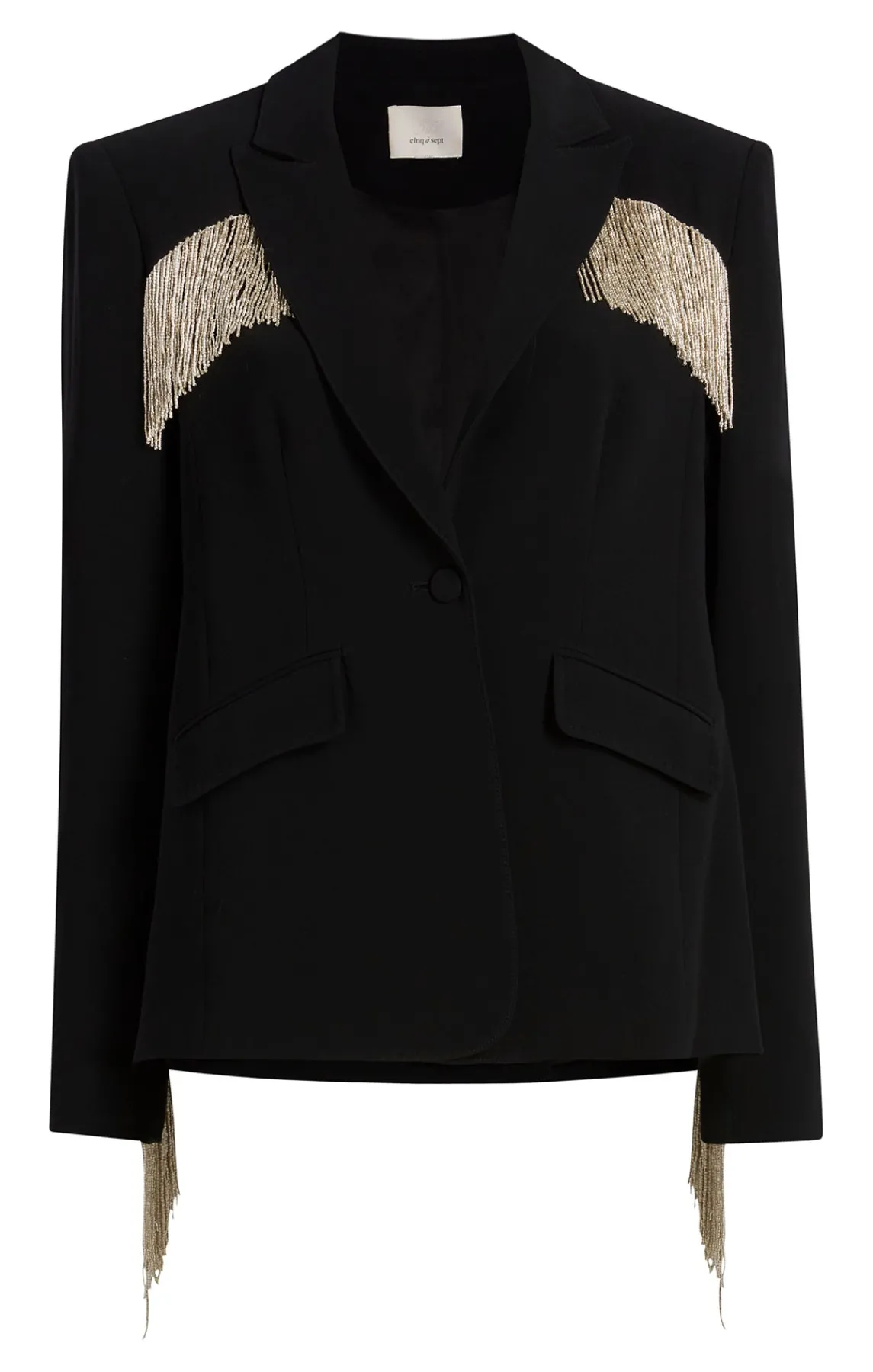 Cinq à Sept Beaded Fringe Ira Blazer<Women Jackets