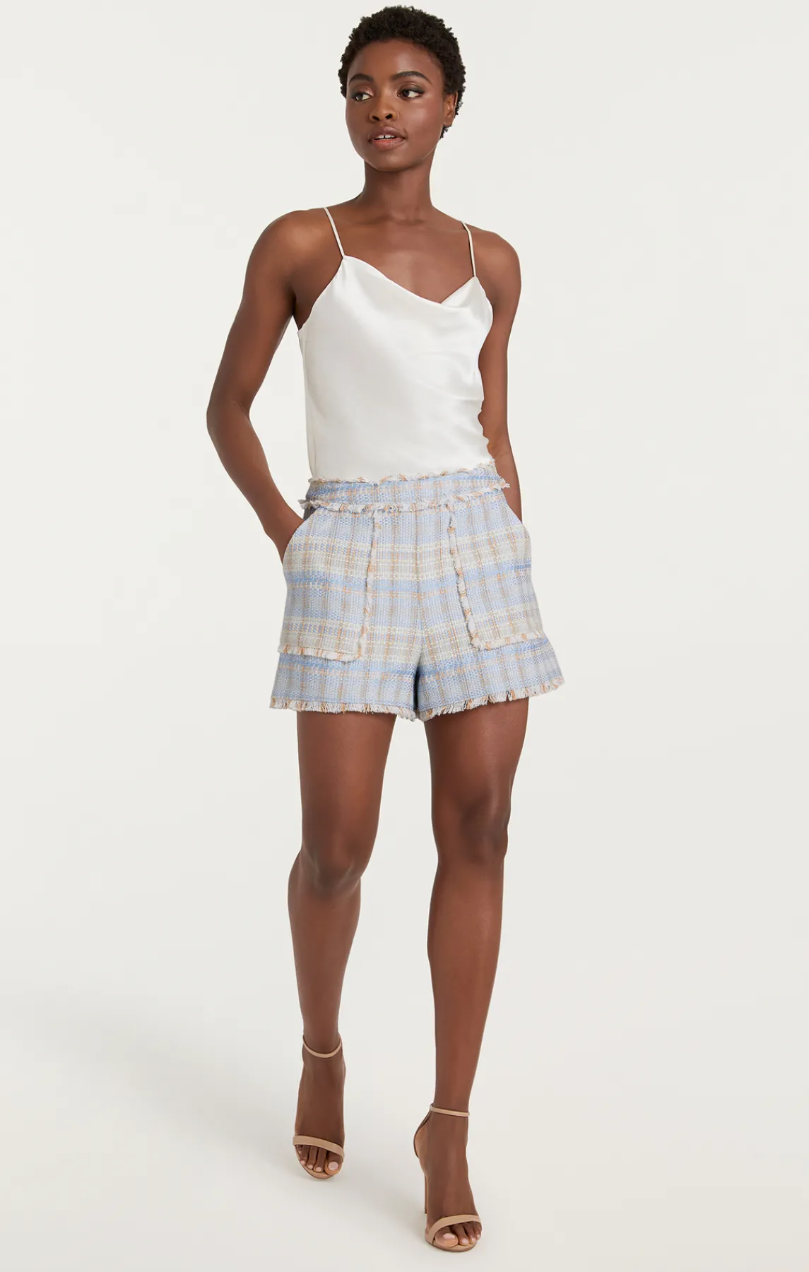 Cinq à Sept Boxweave Allen Short<Women Shorts