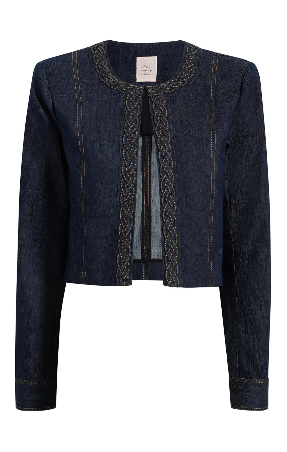 Cinq à Sept Braided Ayala Jacket<Women Jackets | Denim