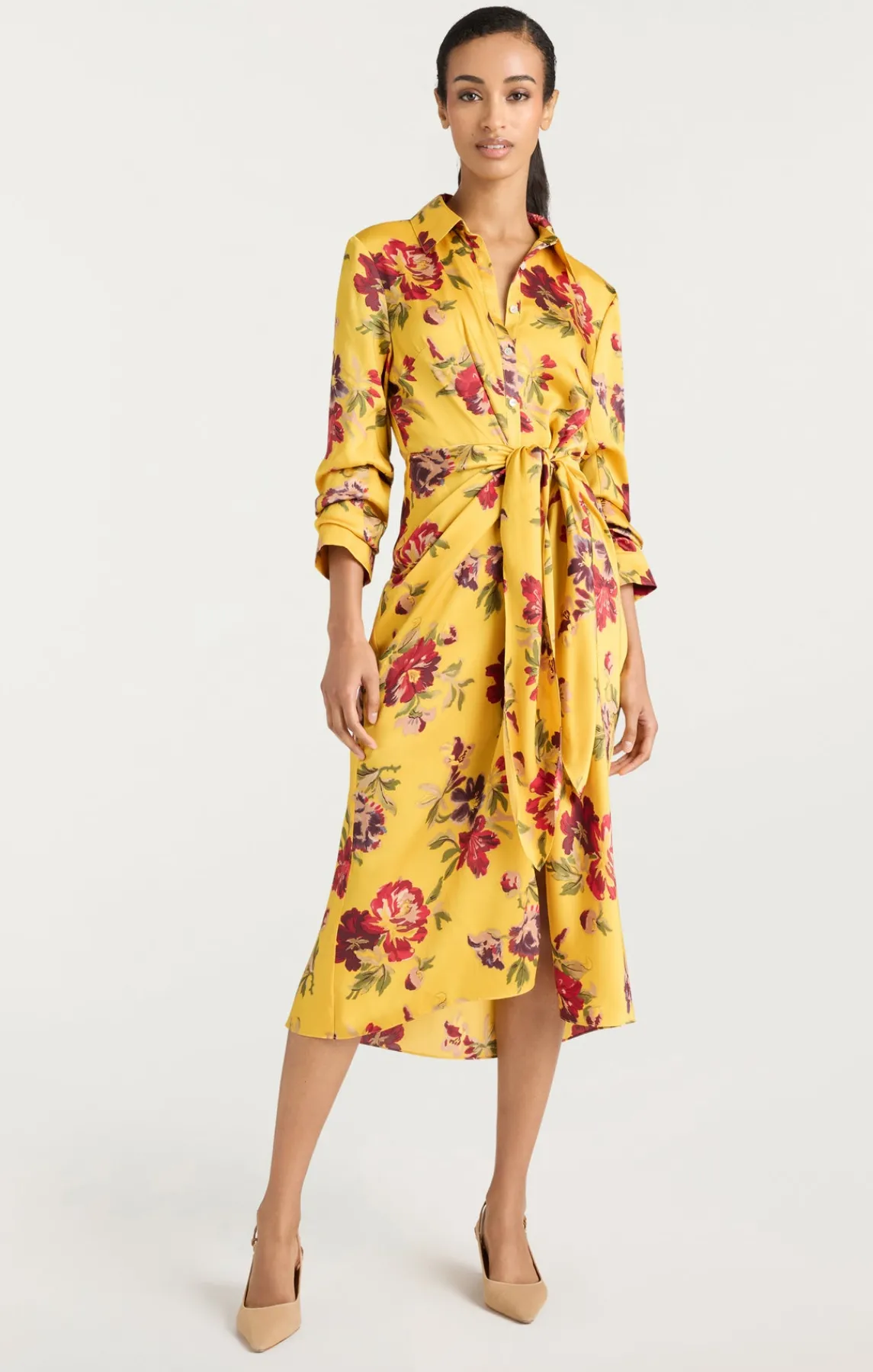 Cinq à Sept Brigitte Floral Jacey Dress<Women Midi