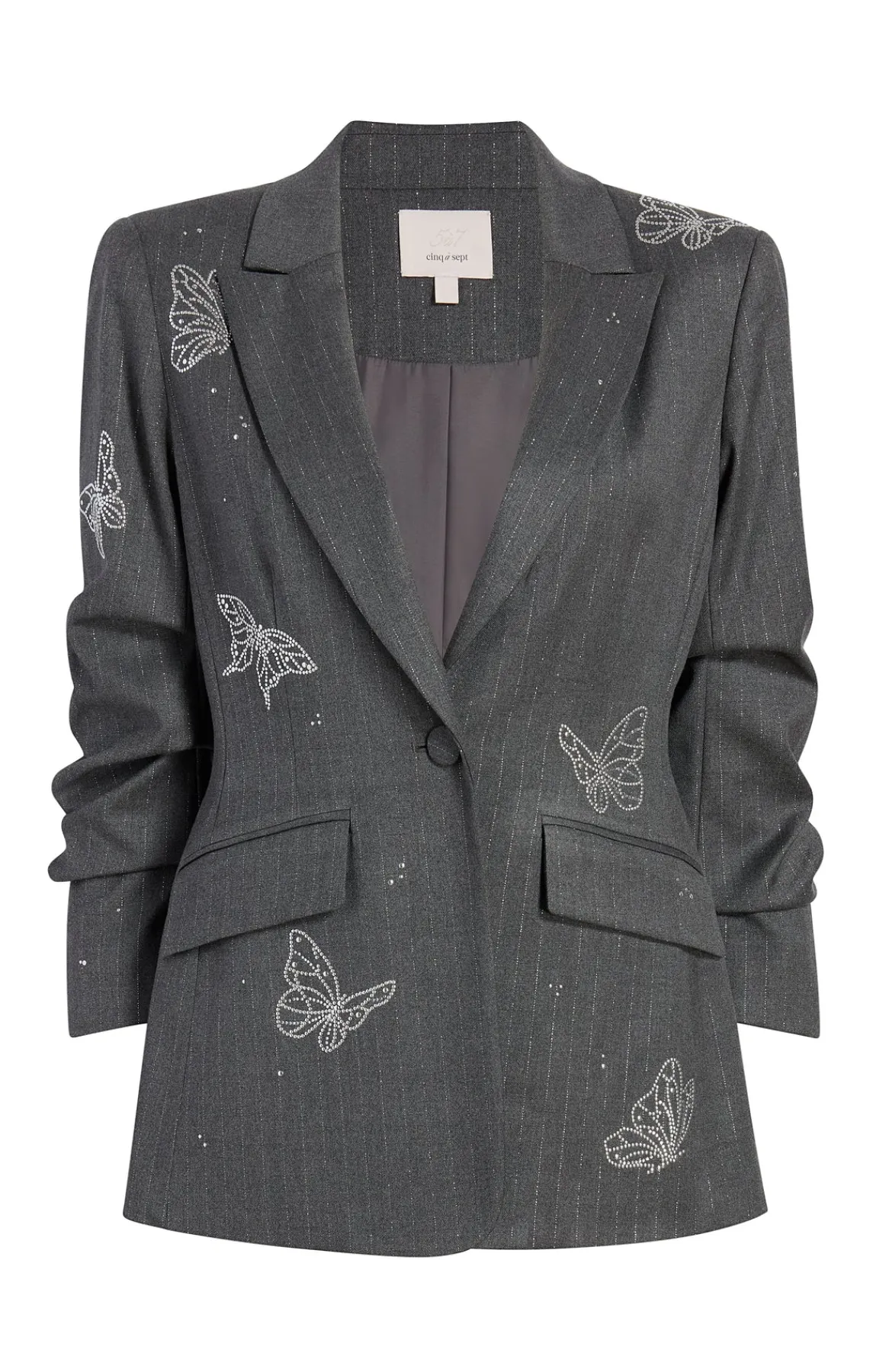 Cinq à Sept Butterflies Embroidered Joan Blazer<Women Jackets