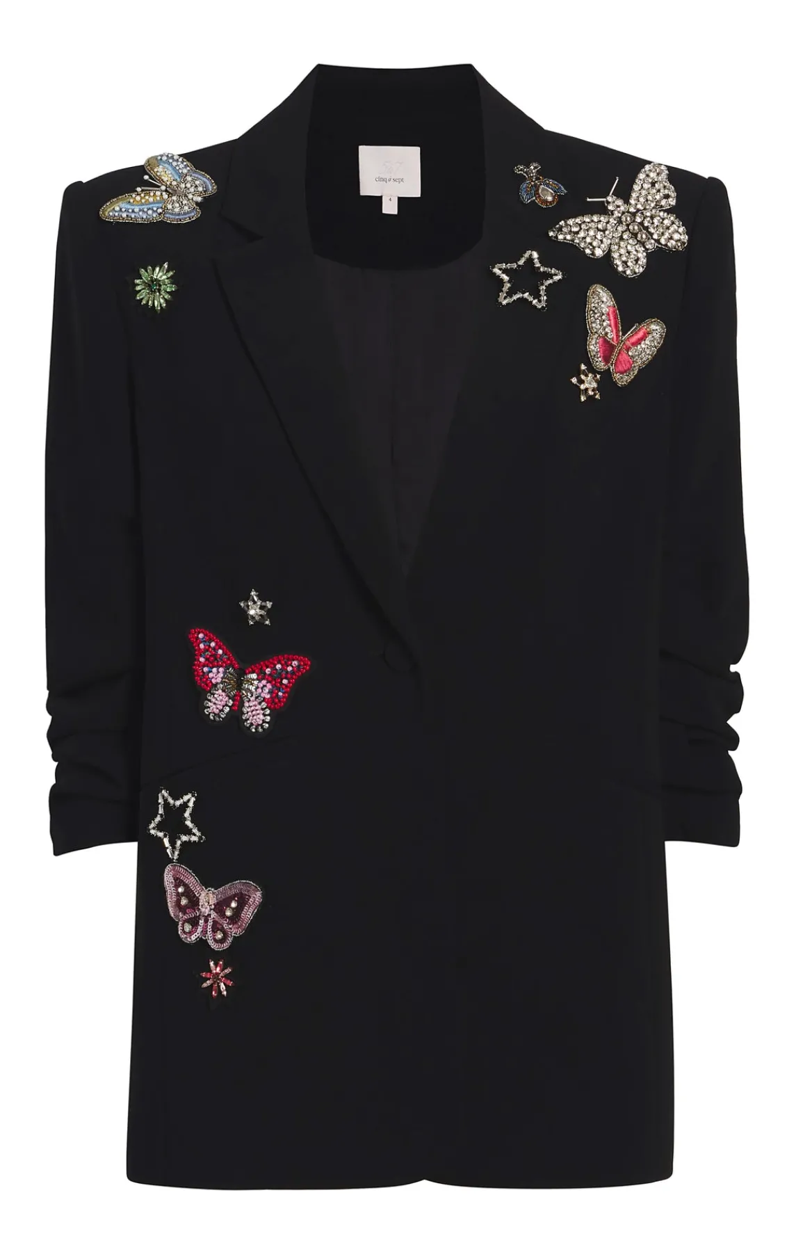 Cinq à Sept Butterfly Embellished Kylie Blazer<Women Jackets