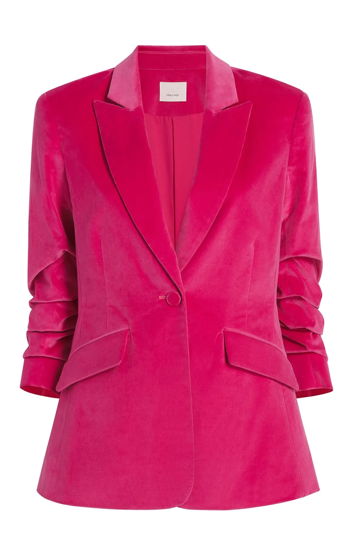 Cinq à Sept Chenille Velvet Scrunched Cheyenne Blazer<Women Blazers | Jackets