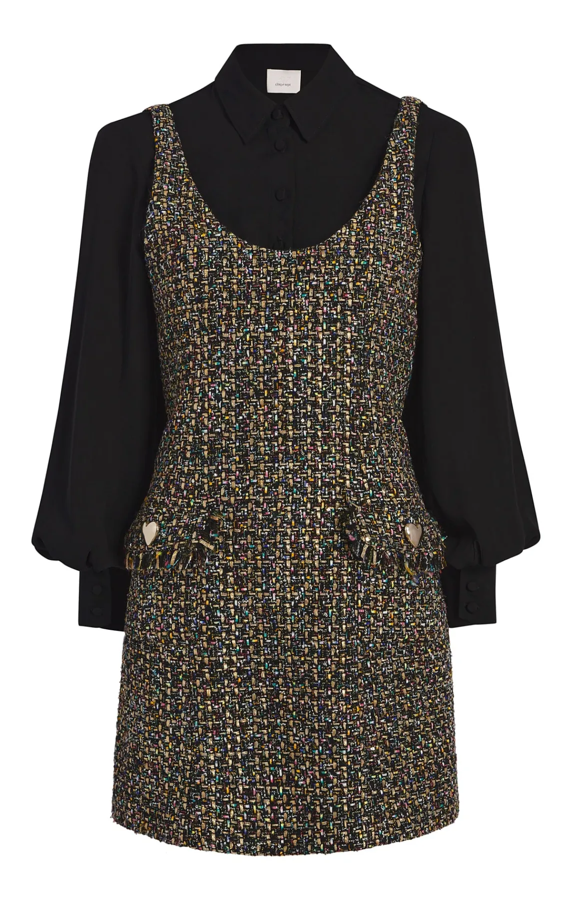 Cinq à Sept Confetti Tweed Florianna Dress<Women Mini