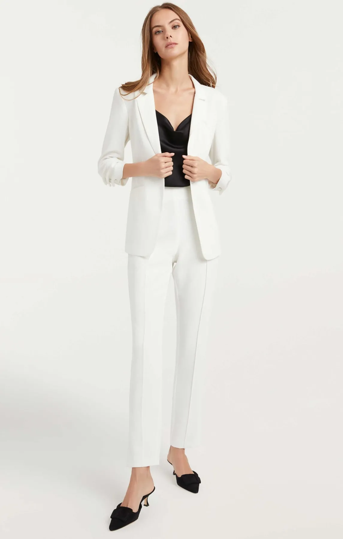 Cinq à Sept Crepe Khloe Blazer<Women Blazers