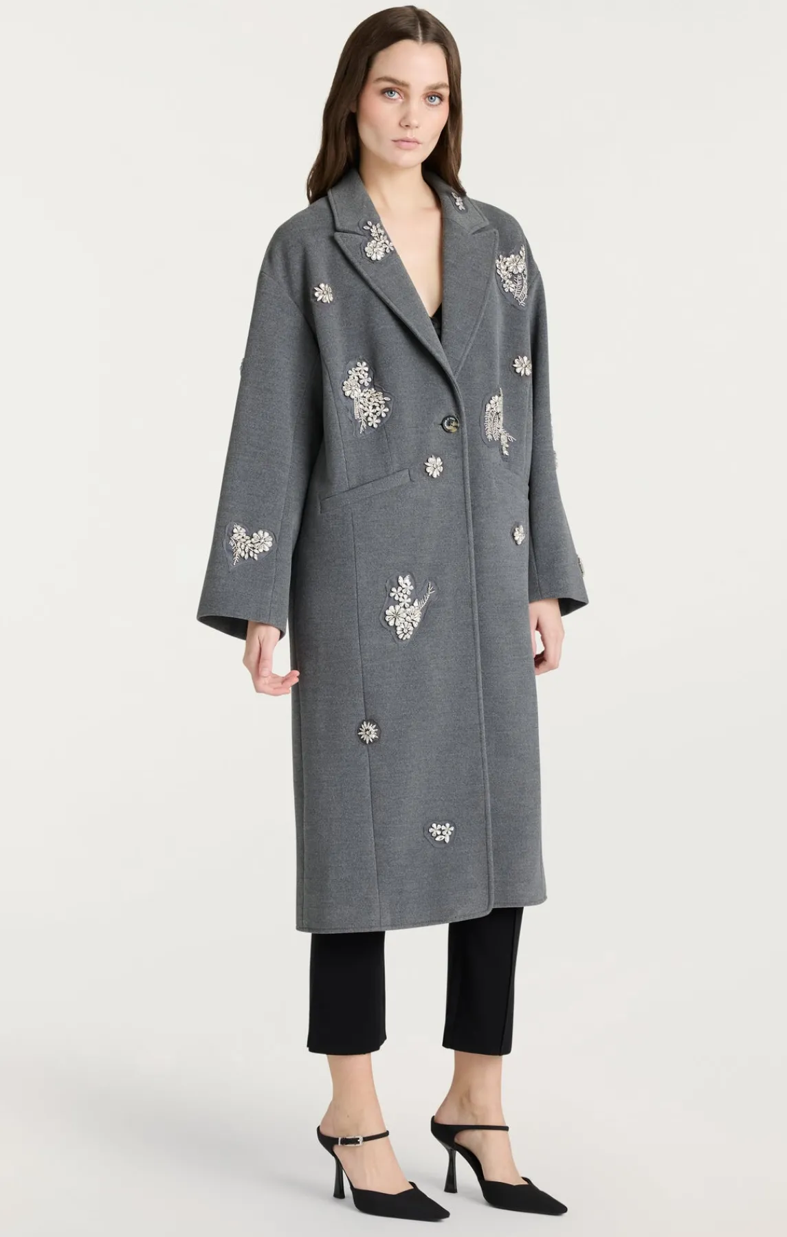 Cinq à Sept Crystal Ivy Gravis Coat<Women Outerwear