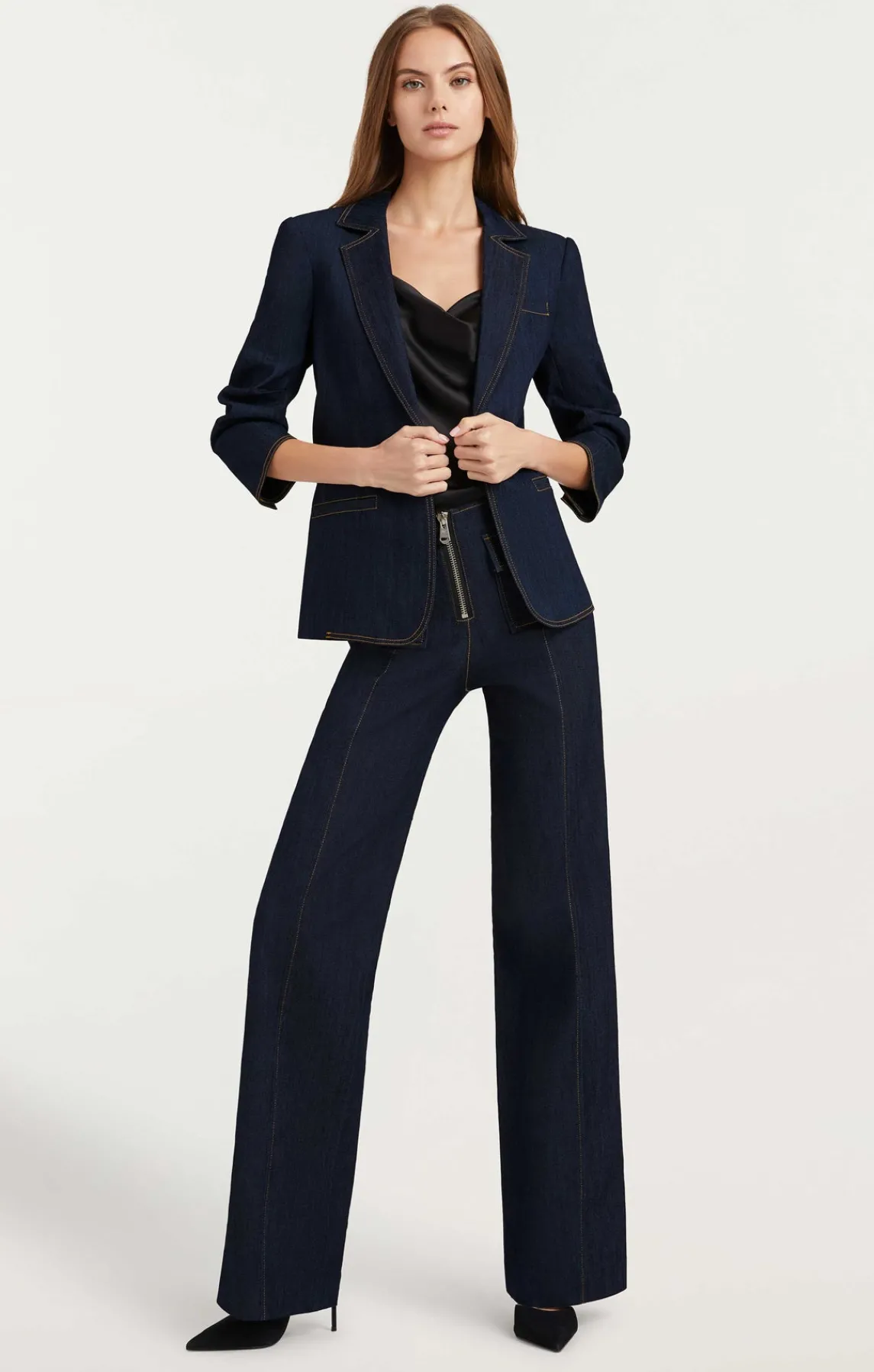 Cinq à Sept Denim Khloe Blazer<Women Denim | Blazers