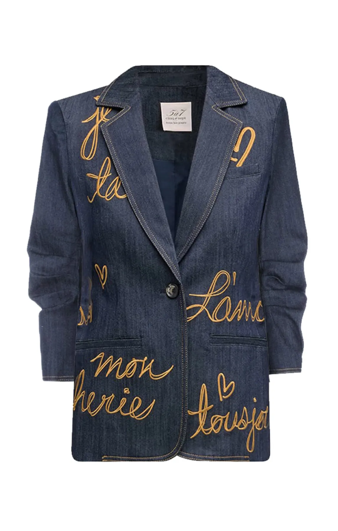 Cinq à Sept Denim Lamour Khloe Blazer<Women Blazers | Denim