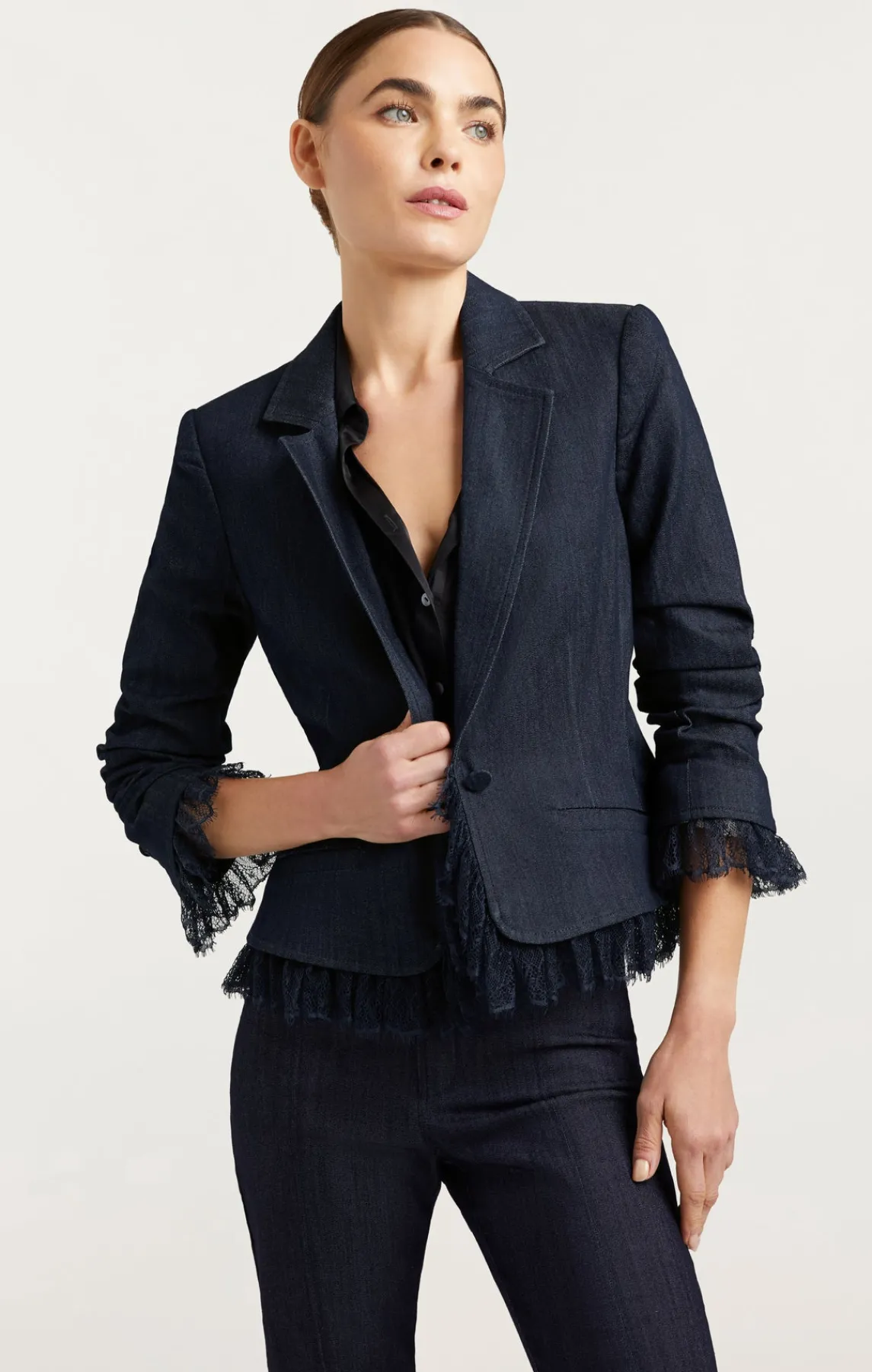 Cinq à Sept Denim Le Petit Roxie Blazer<Women Jackets | Denim