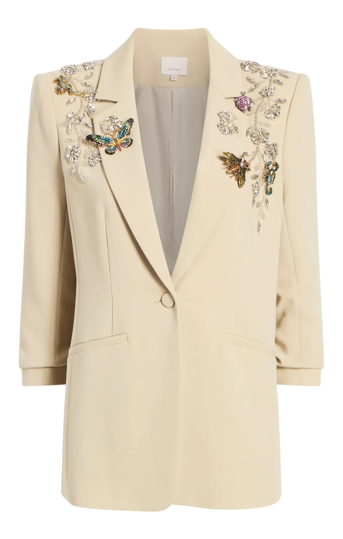 Cinq à Sept Diamond Vines Khloe Blazer<Women Blazers