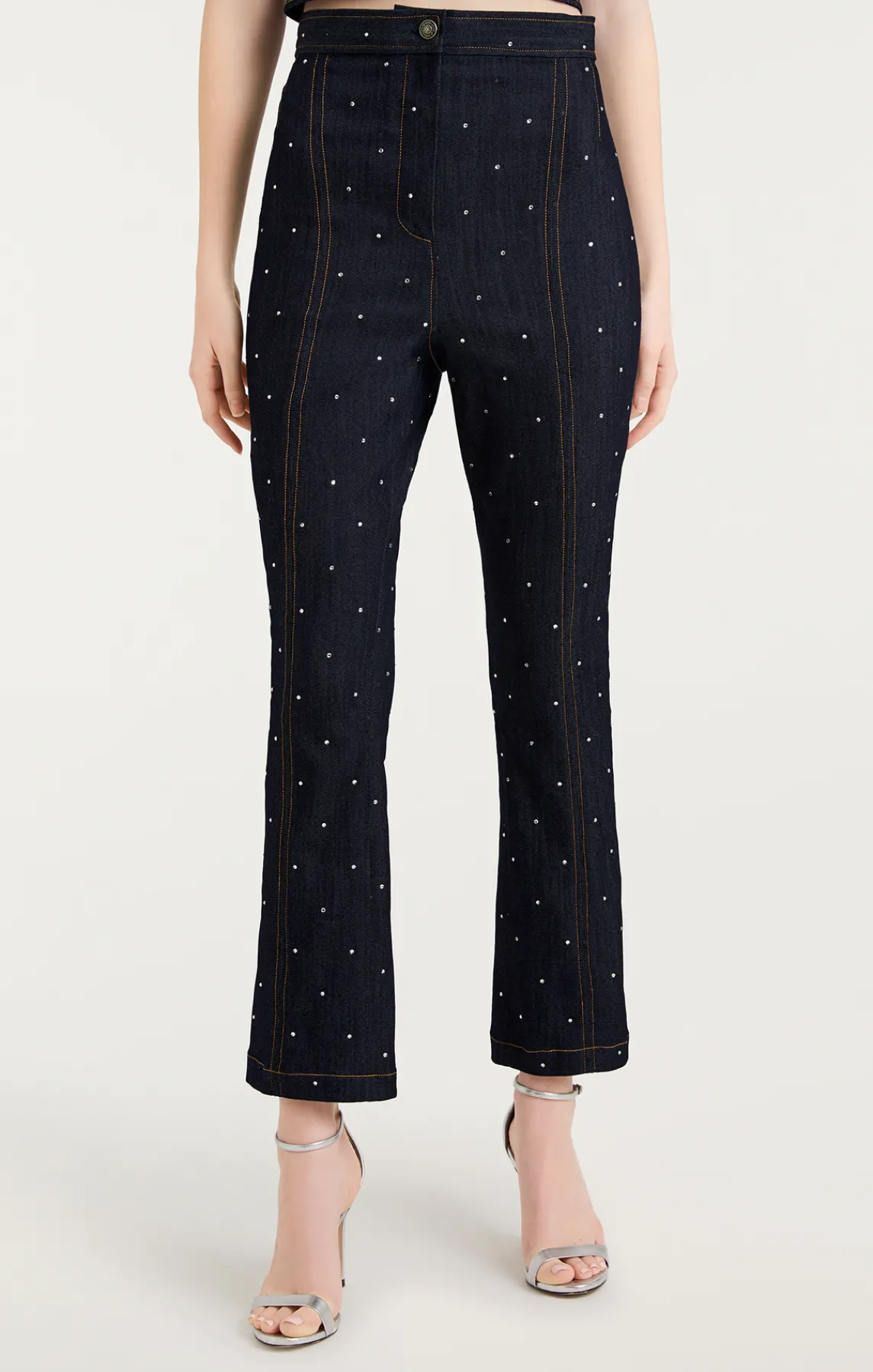 Cinq à Sept Ditsy Rhinestone Ora Pant<Women Pants | Denim