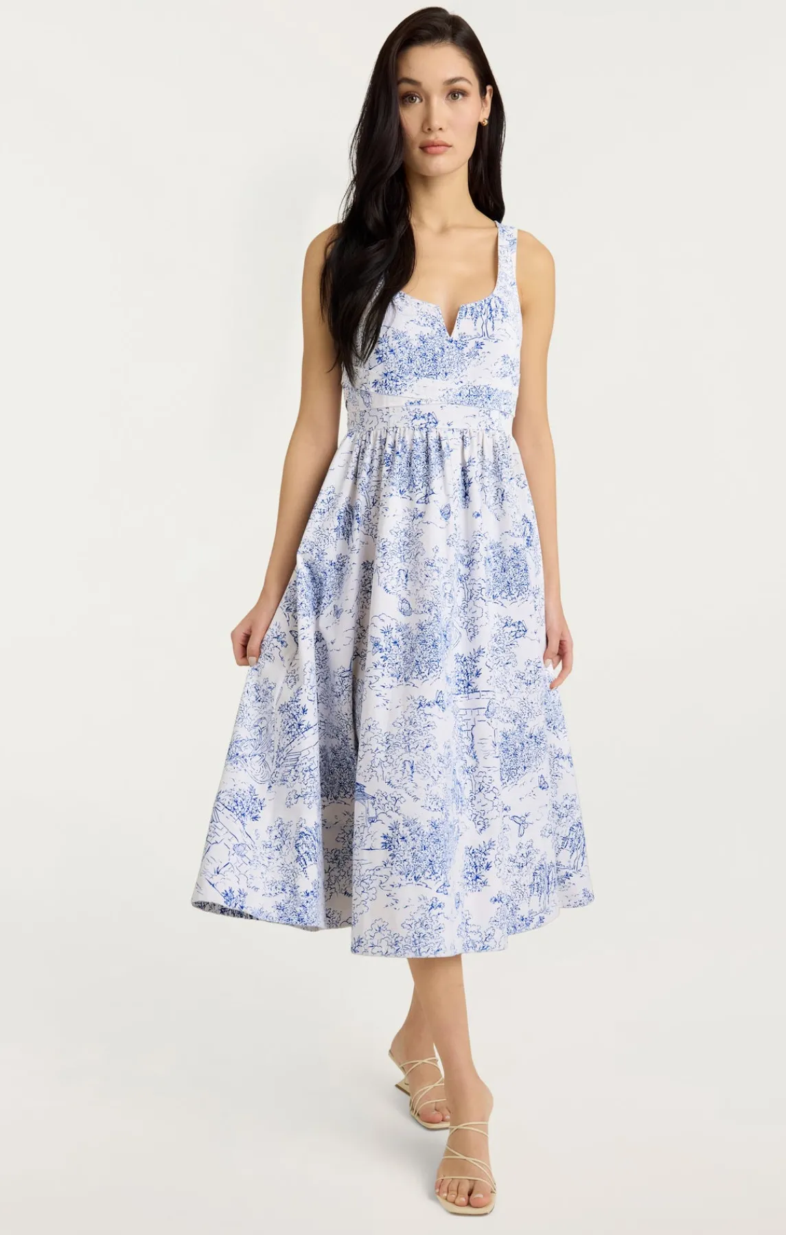 Cinq à Sept Garden Toile Ebba Dress<Women Midi