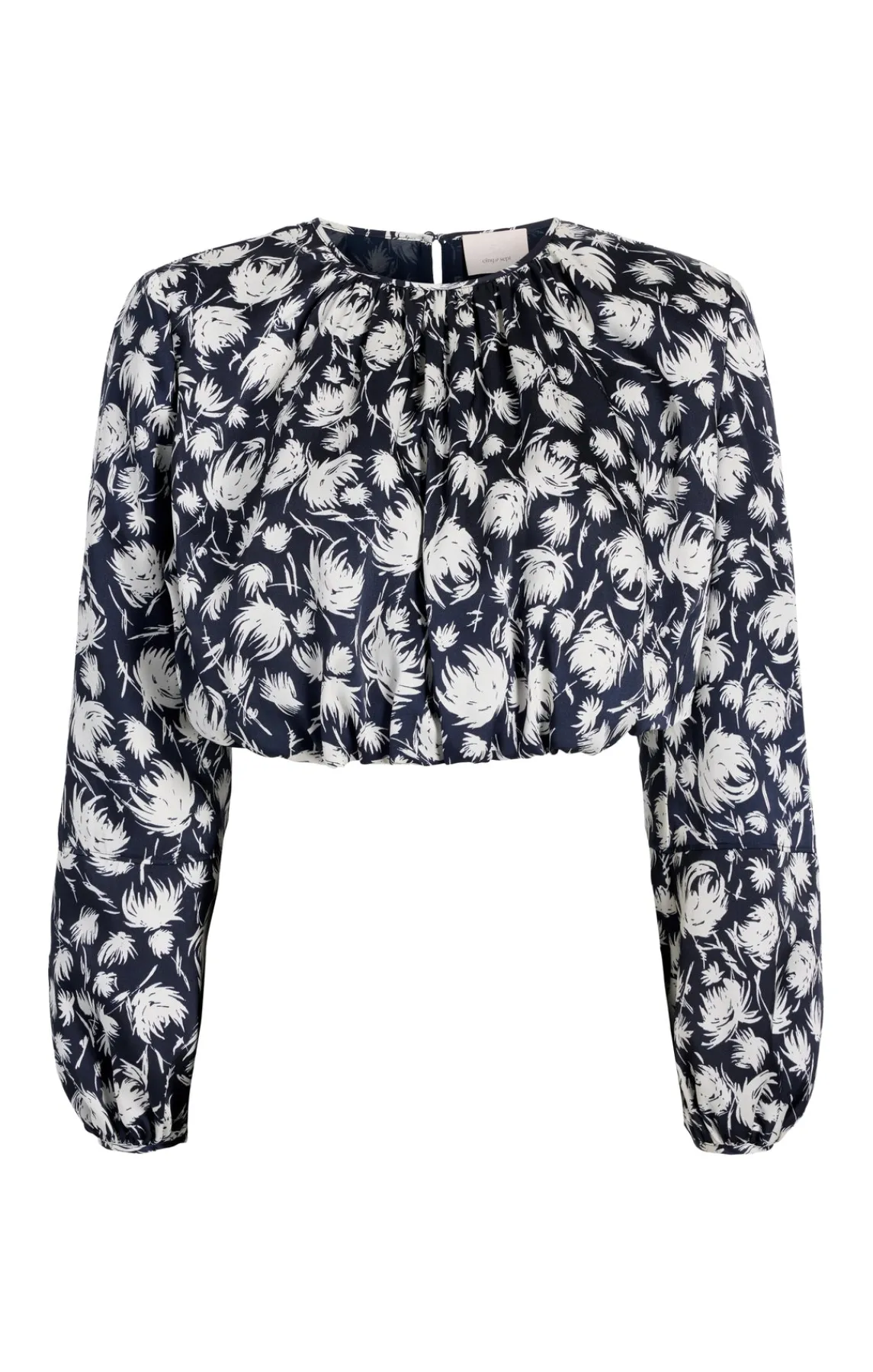 Cinq à Sept Graphic Floral Kamala Top<Women Long Sleeve Tops