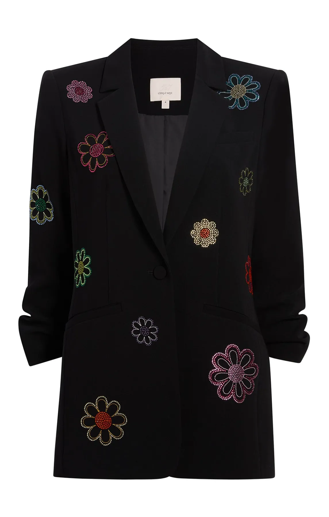 Cinq à Sept Heatset Daisies Khloe Blazer<Women Jackets