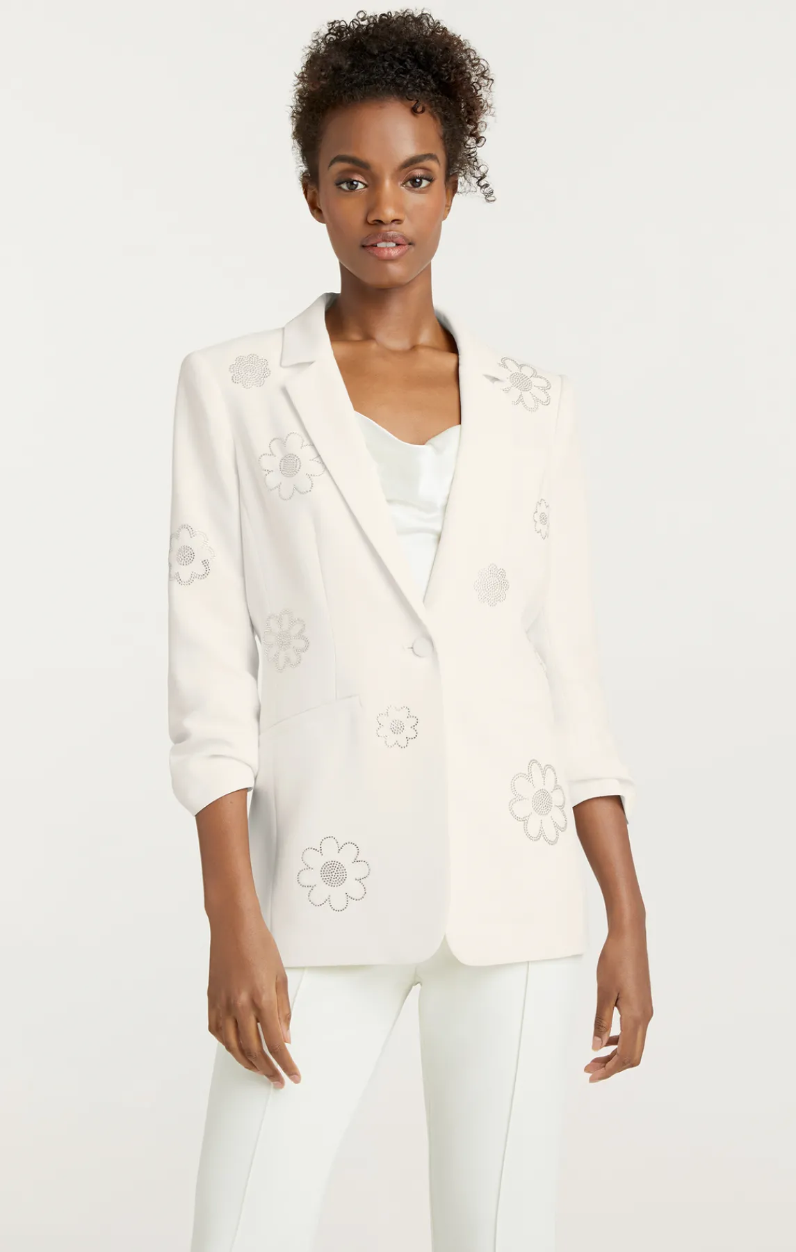 Cinq à Sept Heatset Daisies Khloe Blazer<Women Jackets