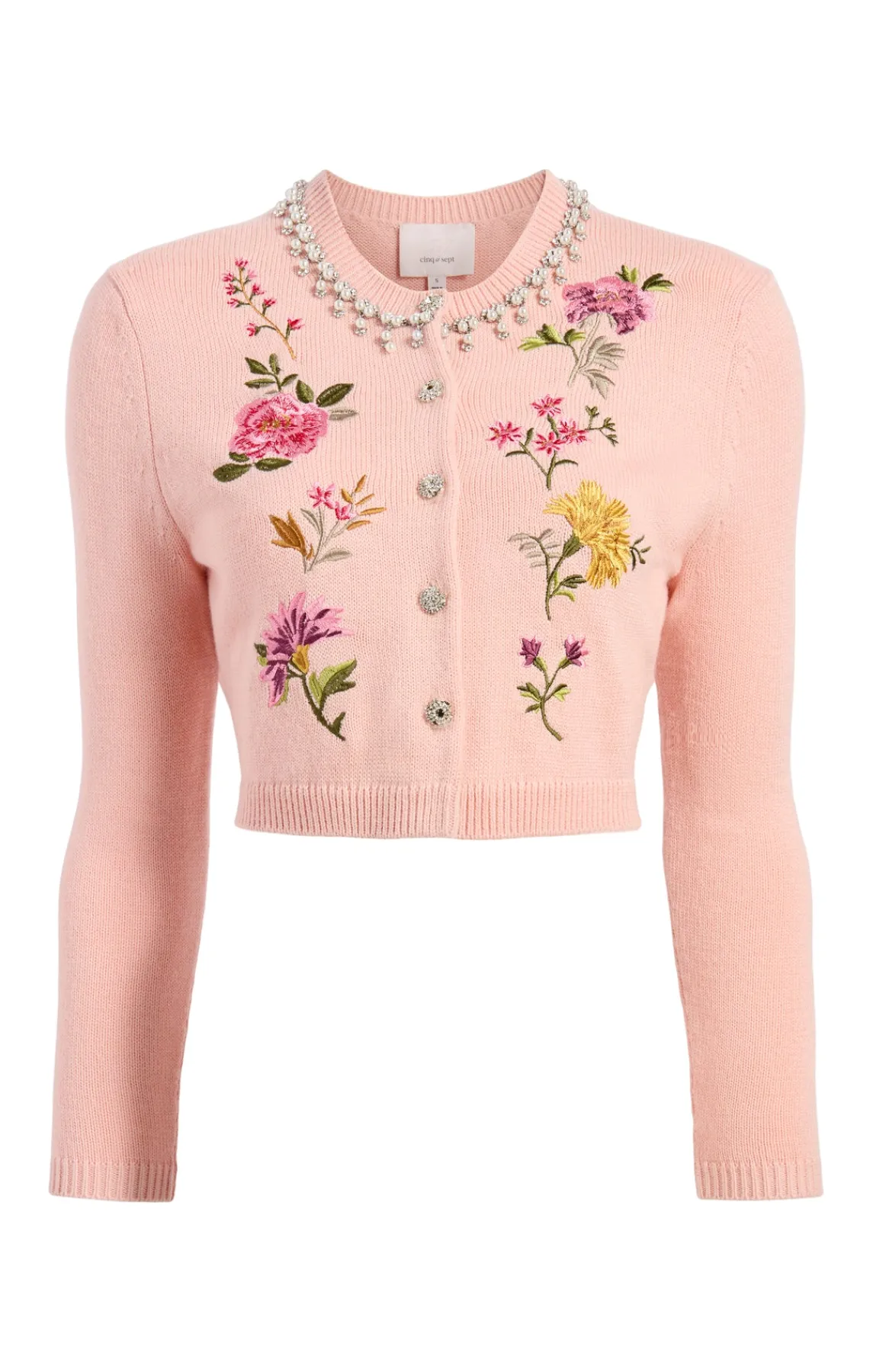 Cinq à Sept Isolde Embroidered Cardigan<Women Long Sleeve Tops | Sweaters & Knits