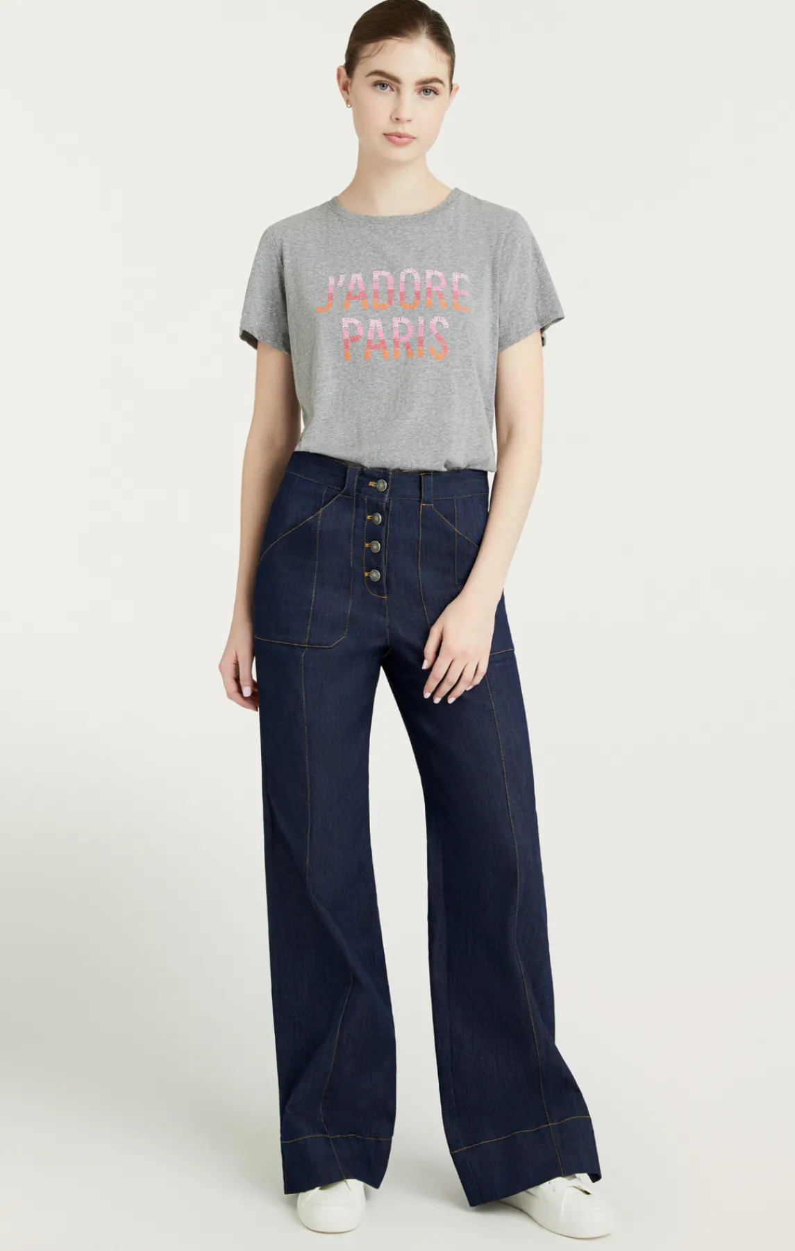 Cinq à Sept Jadore Paris Tee<Women Tees & Pullovers