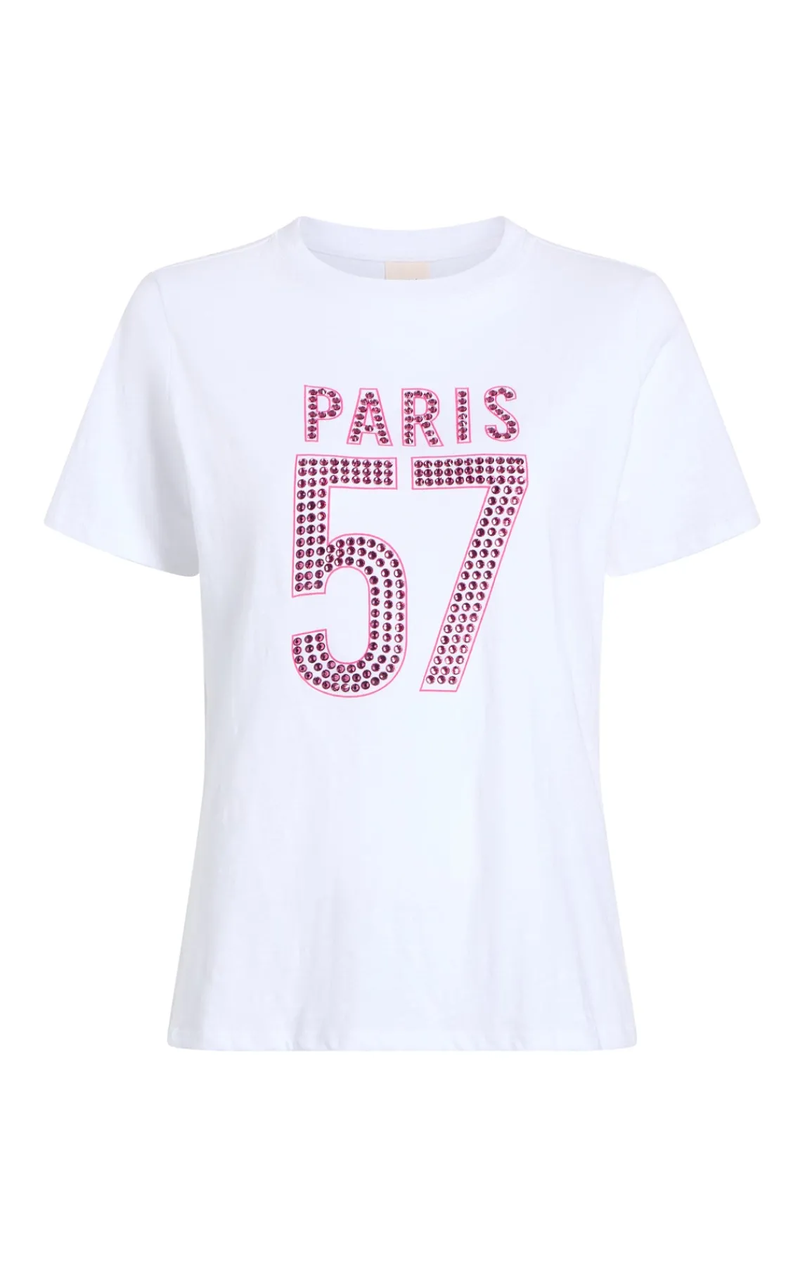 Cinq à Sept Large Heat Set Paris 57 Tee<Women Tees & Pullovers