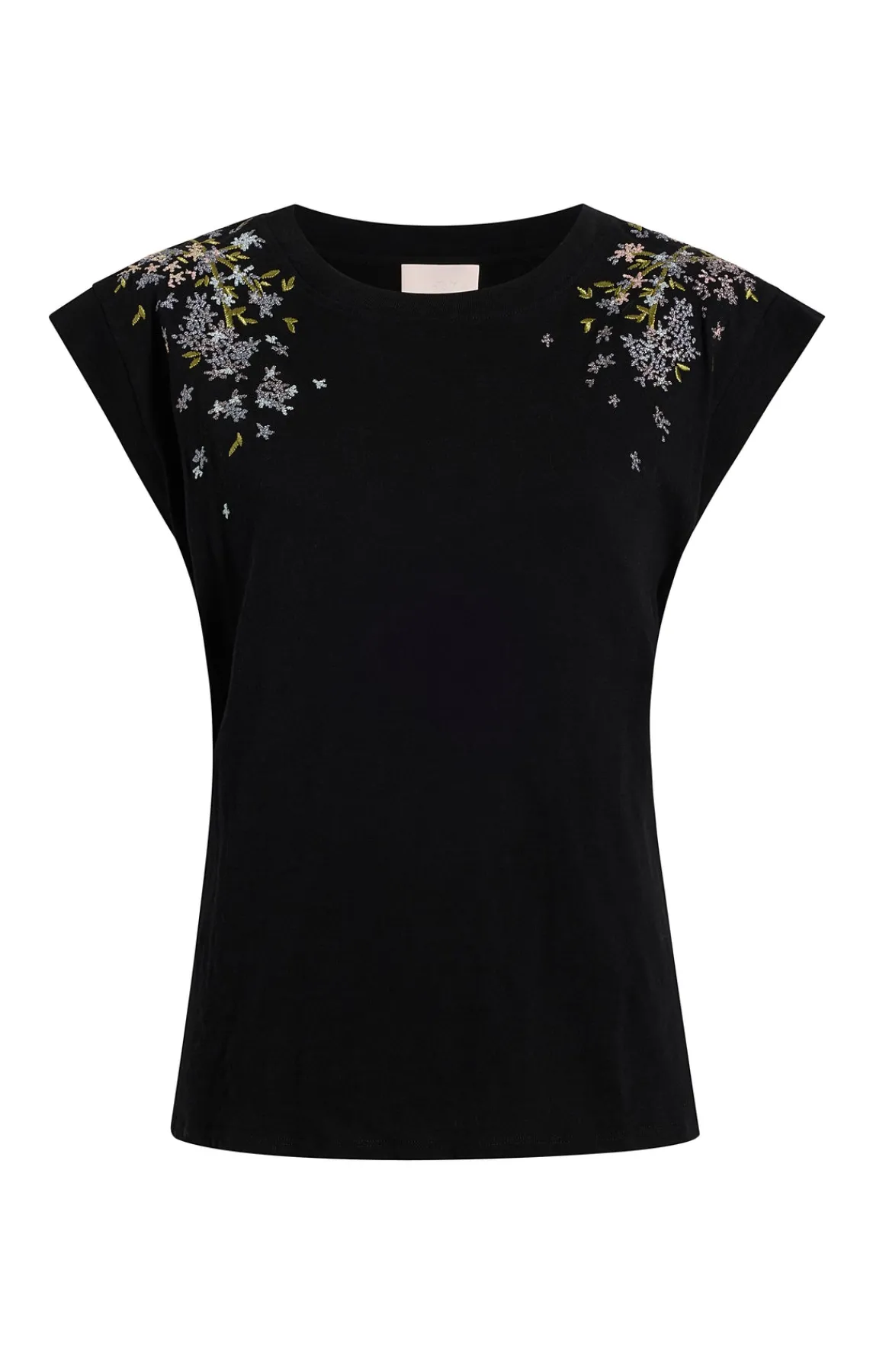 Cinq à Sept Lilac Vine Embellished Bella Tee<Women Tees & Pullovers