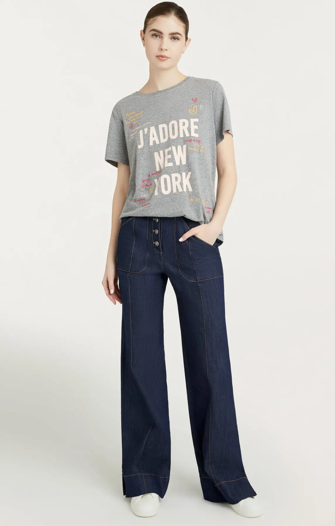 Cinq à Sept Love Letter Jadore New York Tee<Women Tees & Pullovers