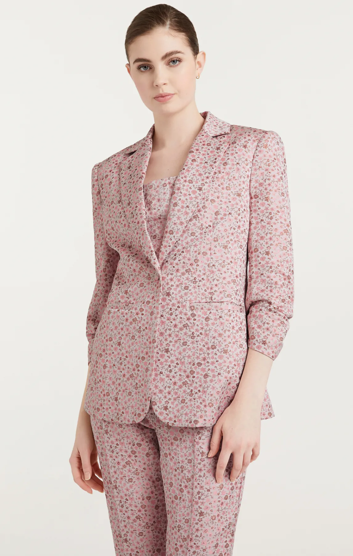 Cinq à Sept Lurex Jacquard Khloe Blazer<Women Jackets