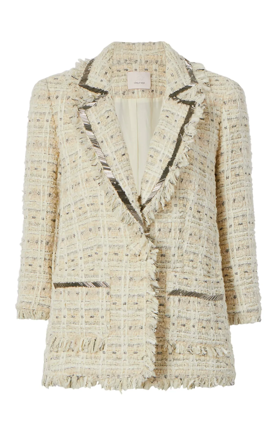 Cinq à Sept Metallic Beaded Maddie Blazer<Women Jackets