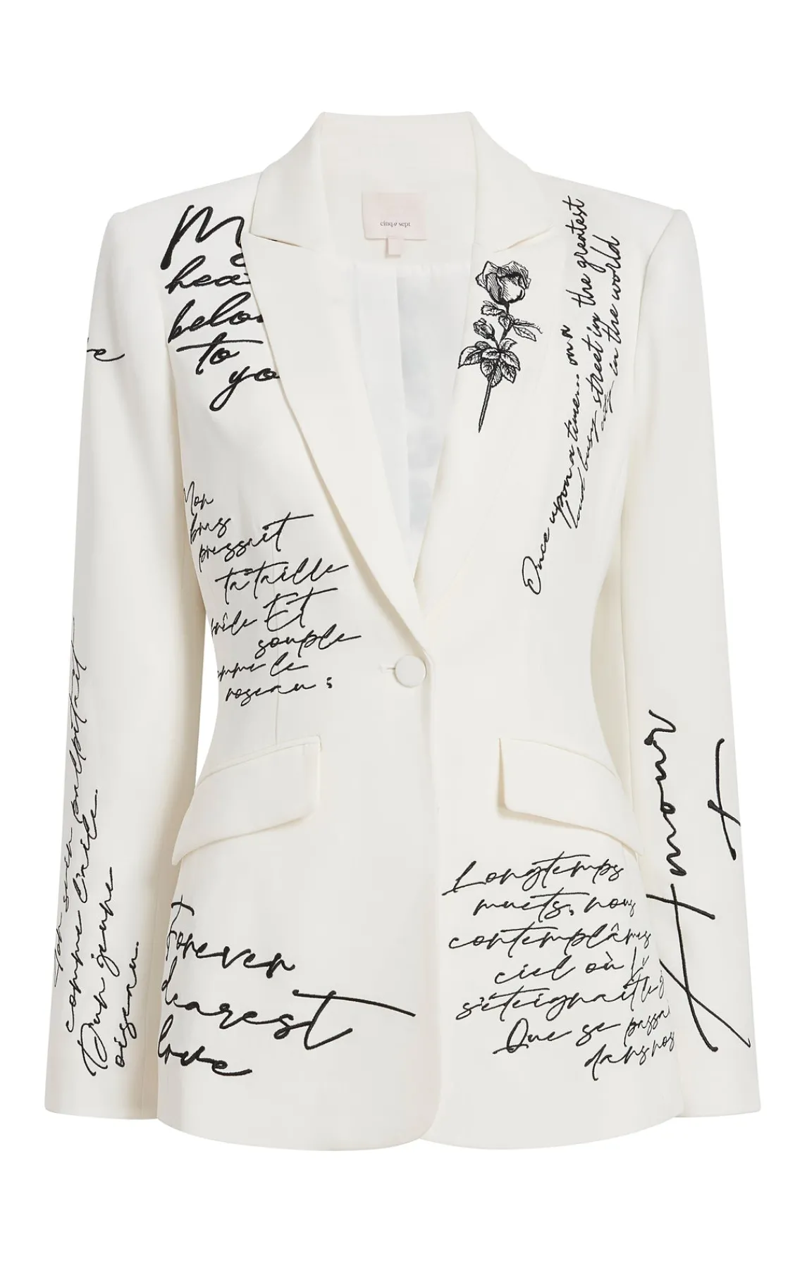 Cinq à Sept Mon Amour Embellished Cheyenne Blazer<Women Jackets