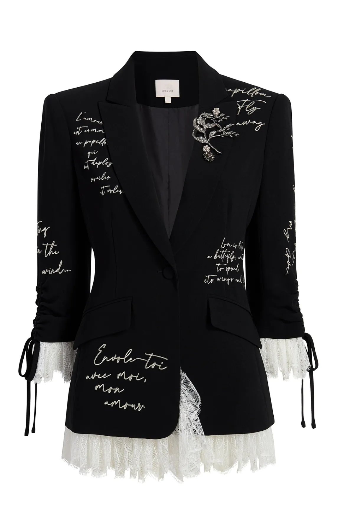 Cinq à Sept Mon Amour Embellished Roxie Blazer<Women Jackets