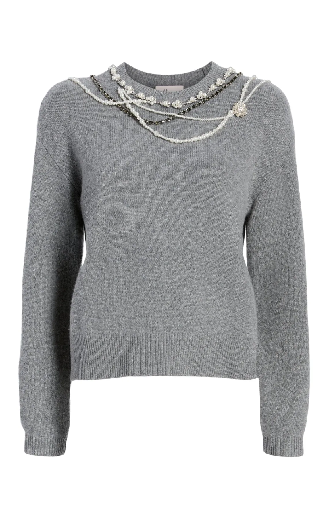 Cinq à Sept Necklace Lilliana Pullover<Women Long Sleeve Tops | Sweaters & Knits