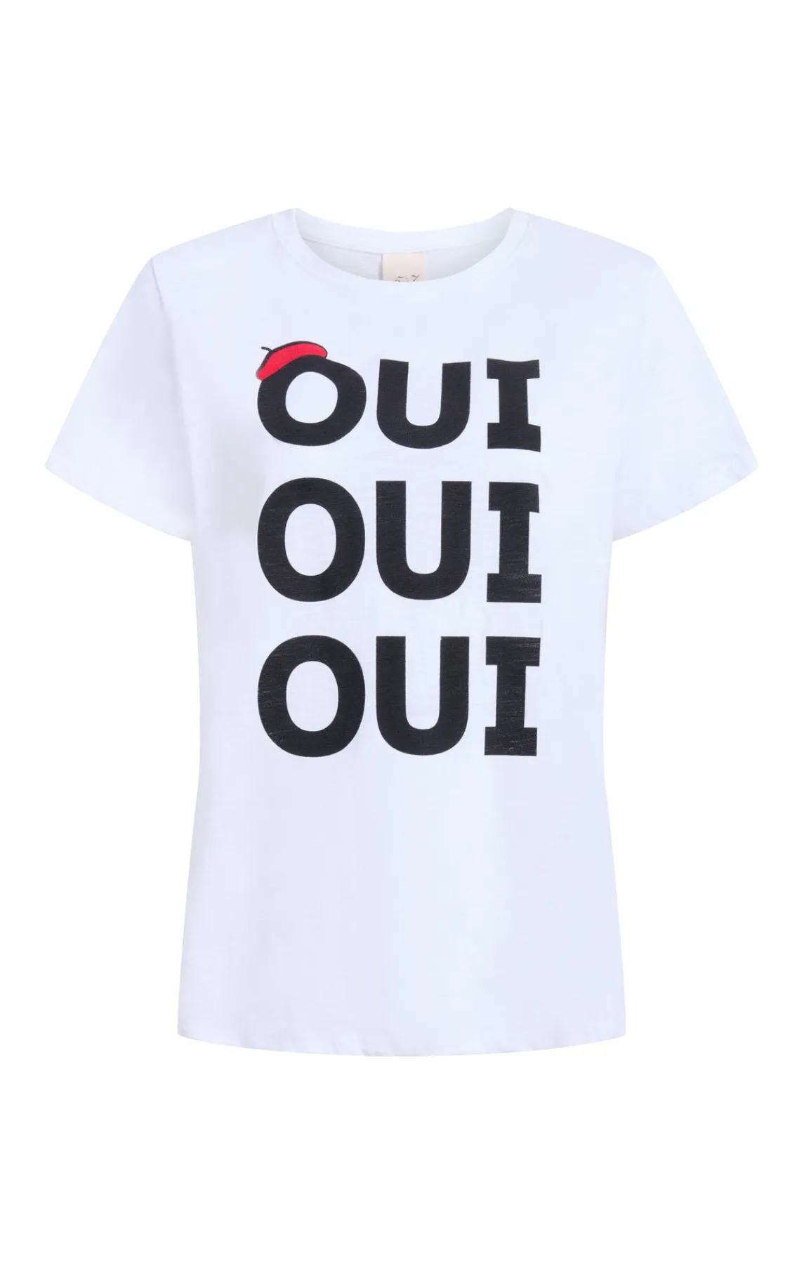 Cinq à Sept Oui Oui Oui Shrunken Tee<Women Tees & Pullovers