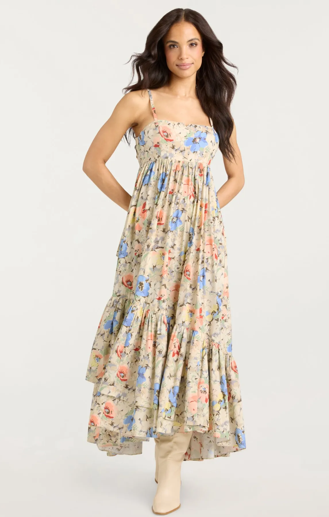 Cinq à Sept Painted Garden Hailey Dress<Women Midi