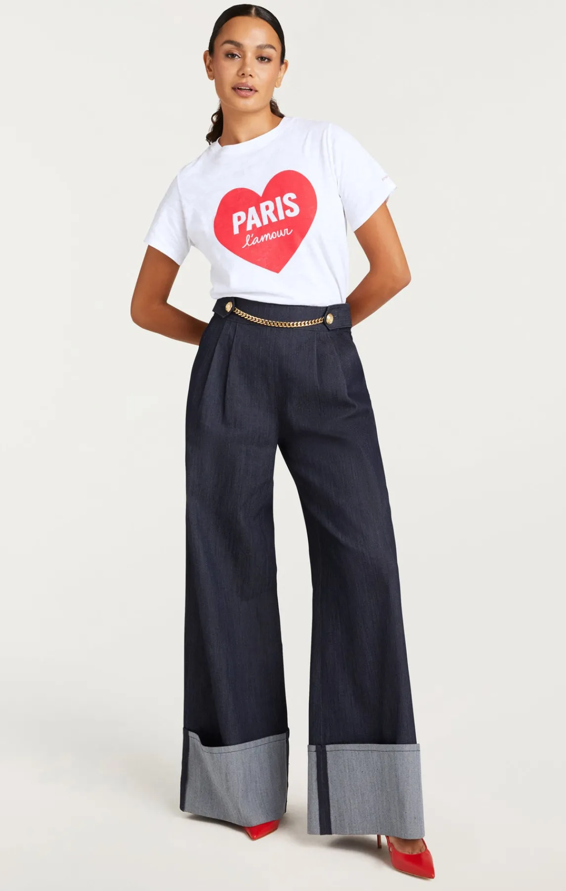 Cinq à Sept Paris Lamour Heart Tee<Women Tees & Pullovers