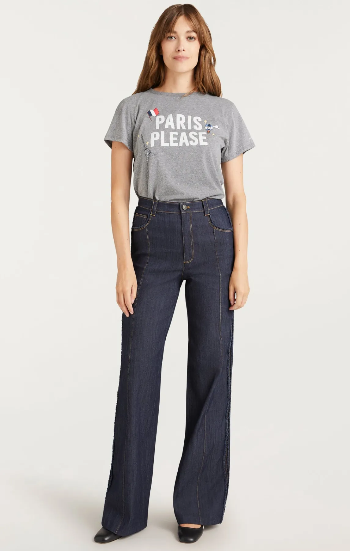 Cinq à Sept Paris Please Tee<Women Tees & Pullovers