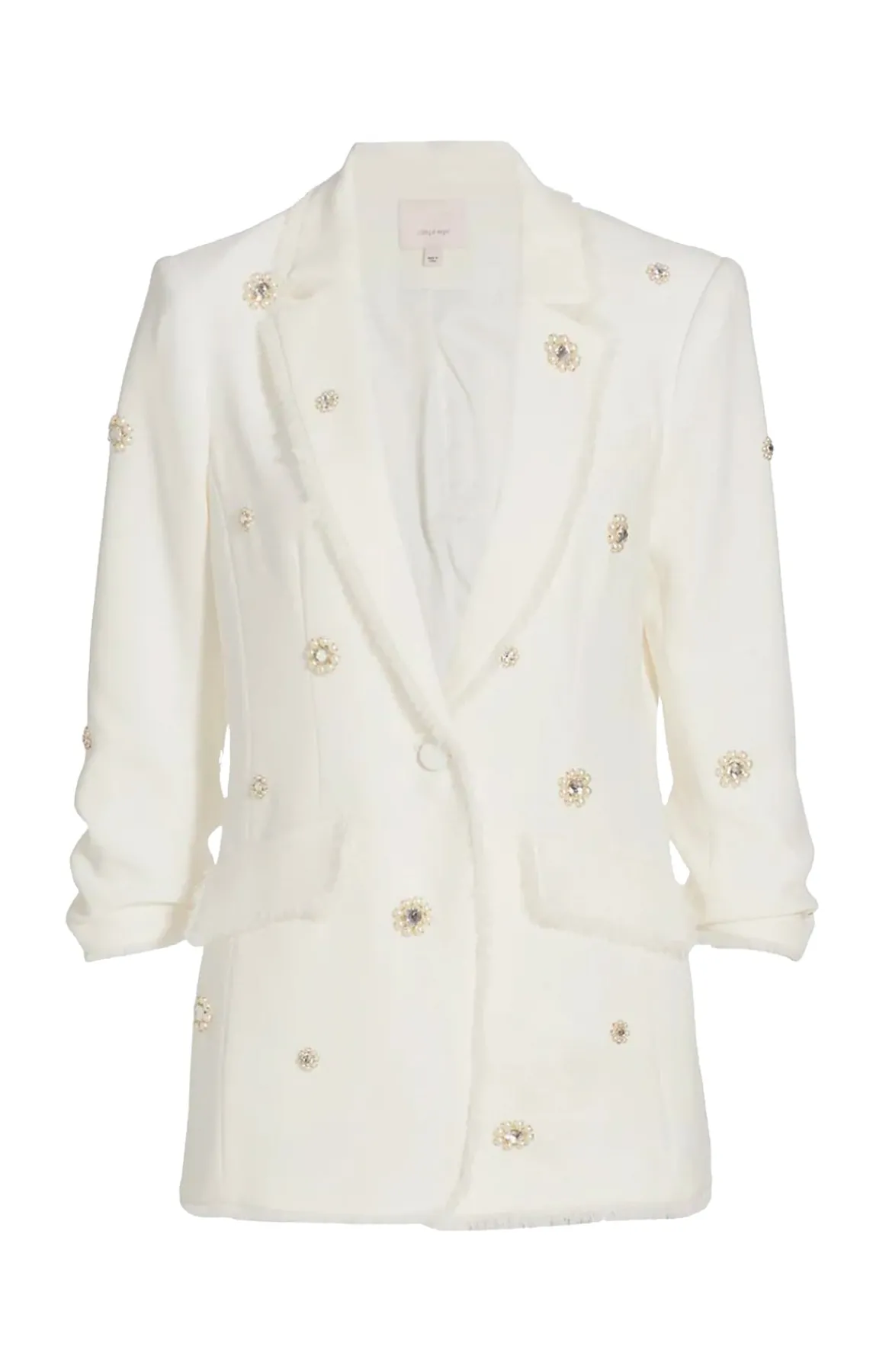 Cinq à Sept Pearl Ditsy Flower Embellished Khloe Blazer<Women Jackets