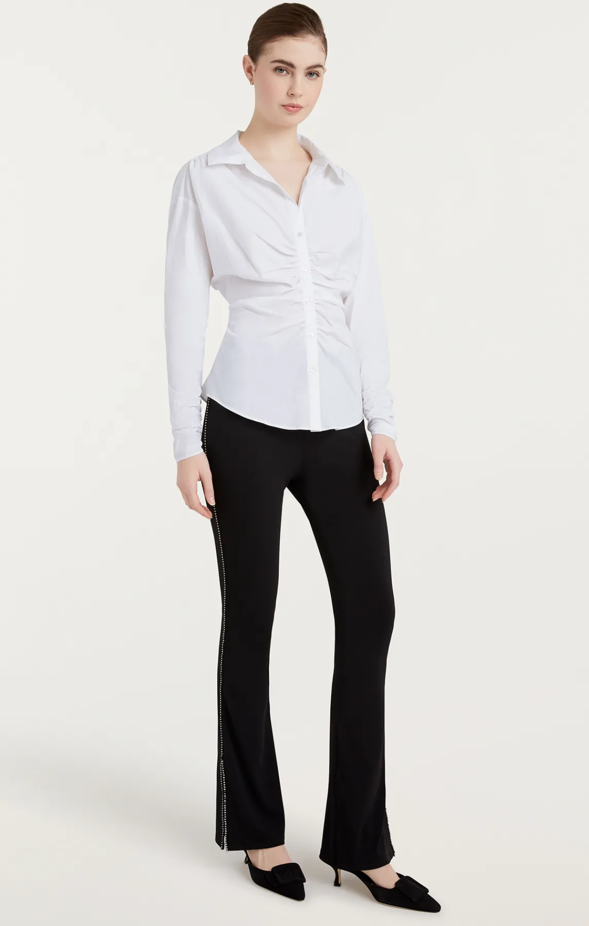 Cinq à Sept Poplin Arden Top<Women Long Sleeve Tops