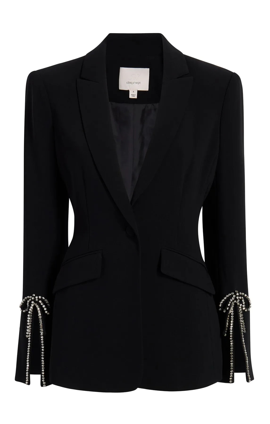 Cinq à Sept Rhinestone Bow Cheyenne Blazer<Women Jackets