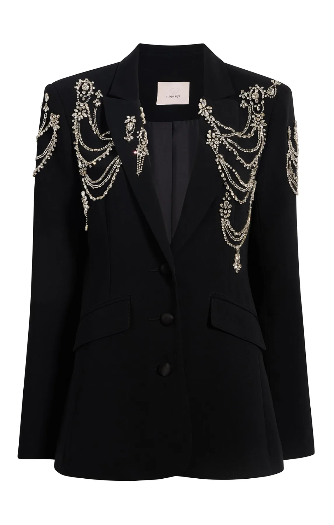 Cinq à Sept Rhinestone Chain Cheyenne Blazer<Women Jackets