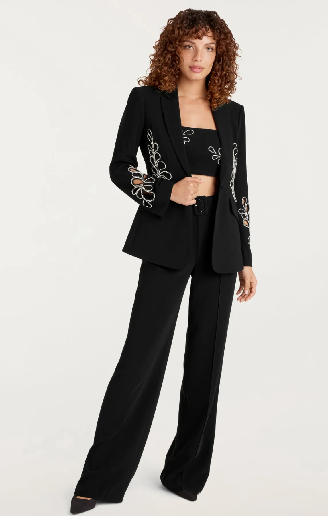 Cinq à Sept Rhinestone Paisley Cheyenne Blazer<Women Blazers