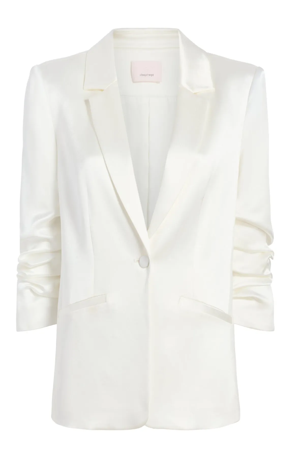 Cinq à Sept Satin Kylie Blazer<Women Jackets