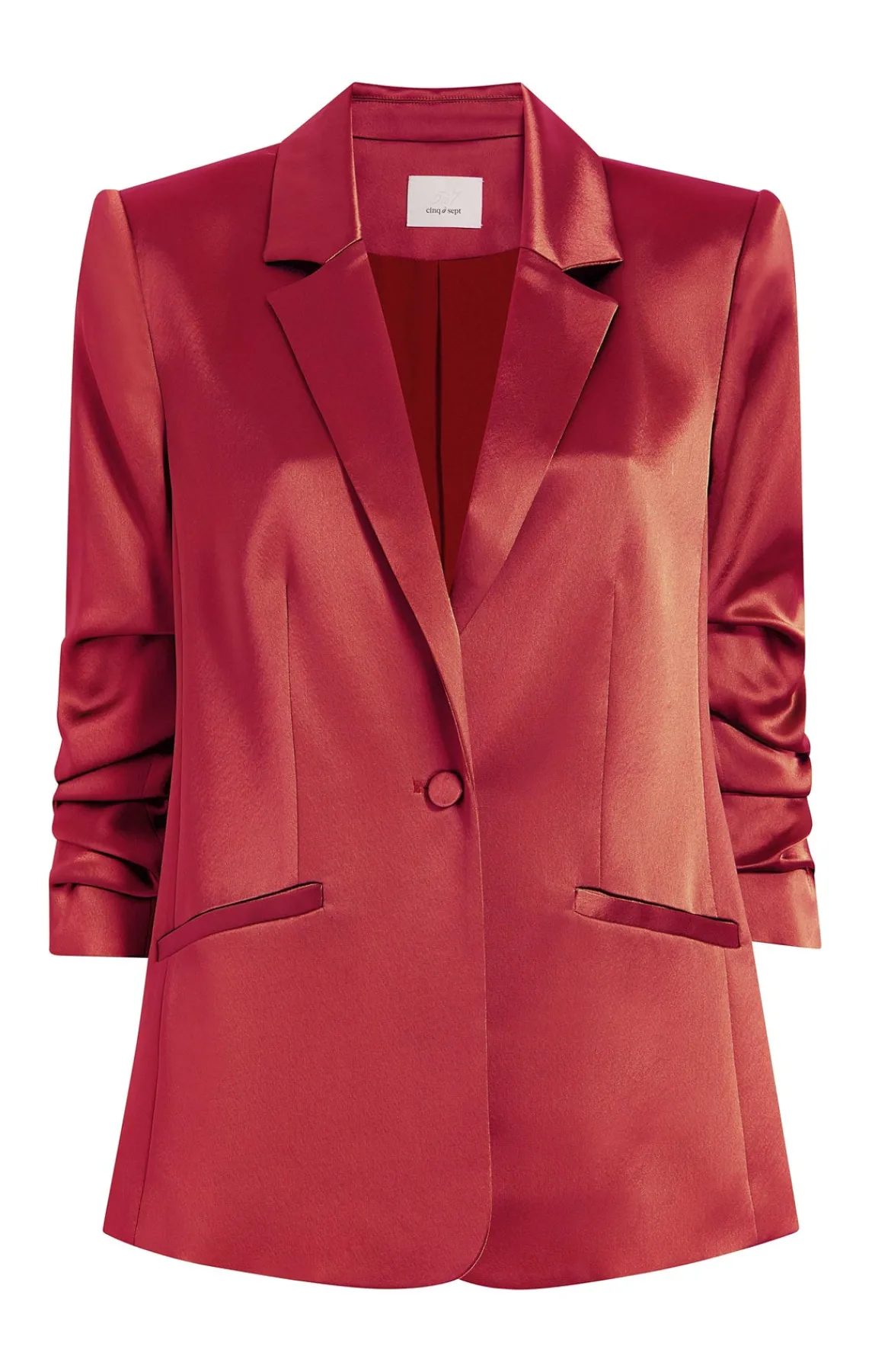 Cinq à Sept Satin Kylie Blazer<Women Jackets