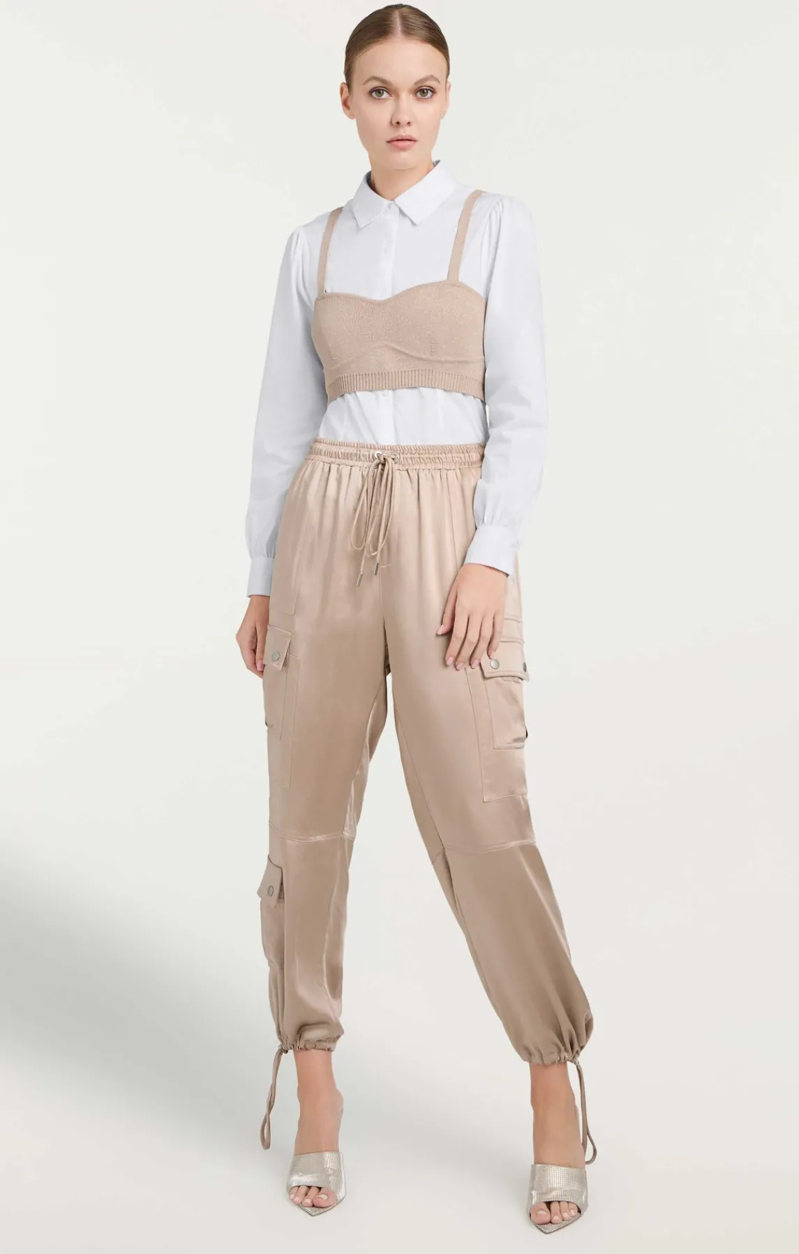 Cinq à Sept Satin Nitsan Parachute Pant<Women Pants