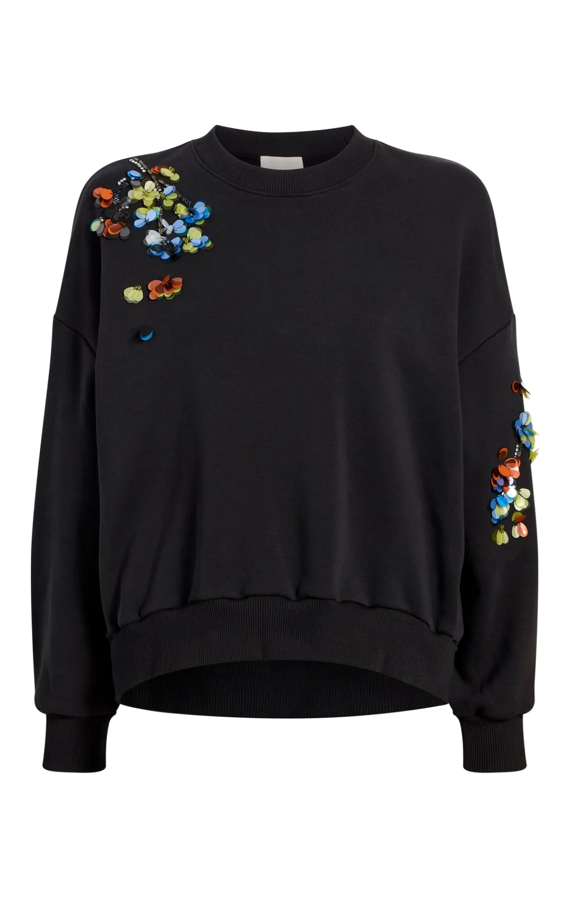 Cinq à Sept Sequin Flower Embellished Brandy Pullover<Women Tees & Pullovers | Sweaters & Knits