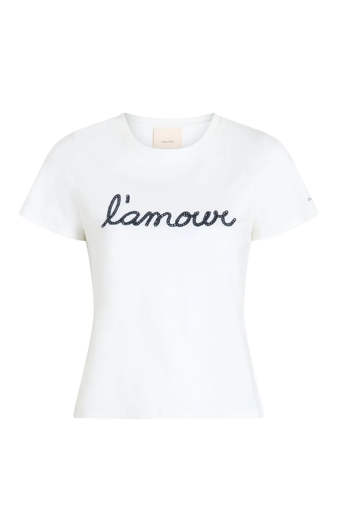 Cinq à Sept Shrunken L'amour Tee<Women Tees & Pullovers