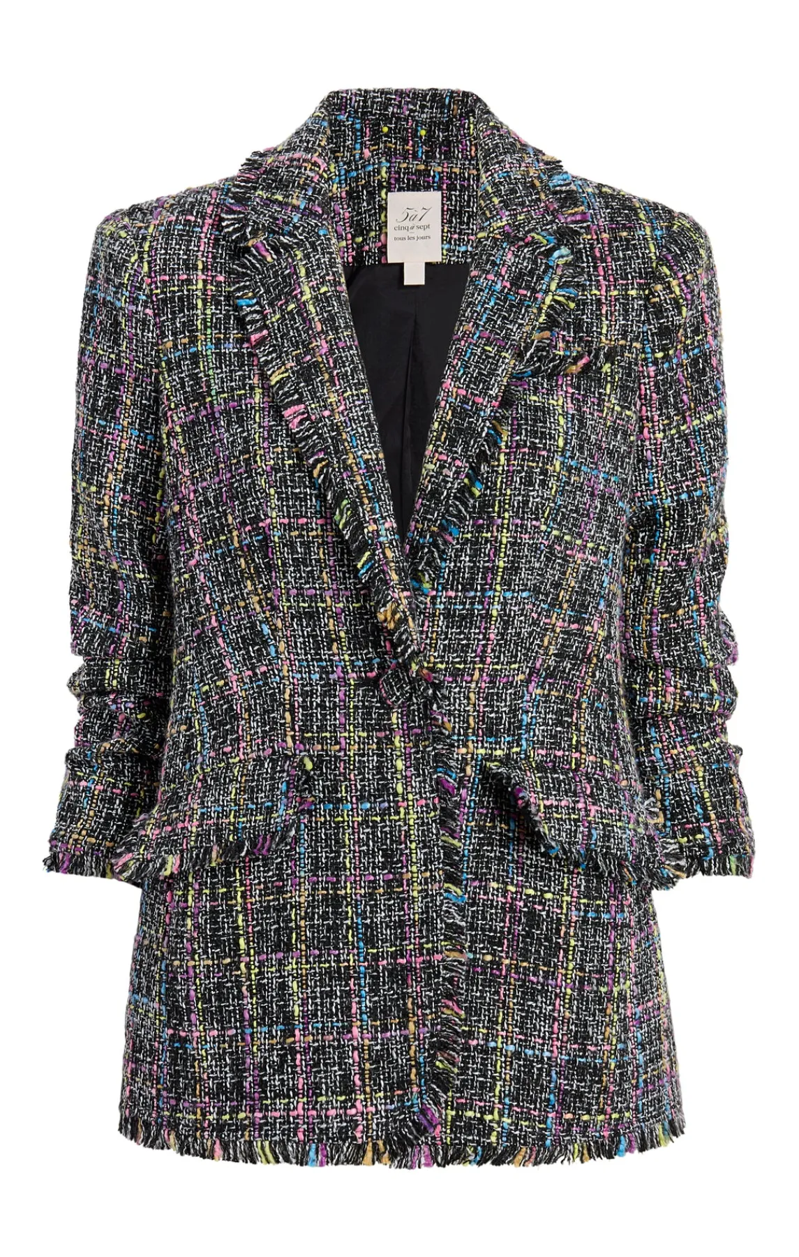 Cinq à Sept Spacedye Tweed Khloe Blazer<Women Jackets