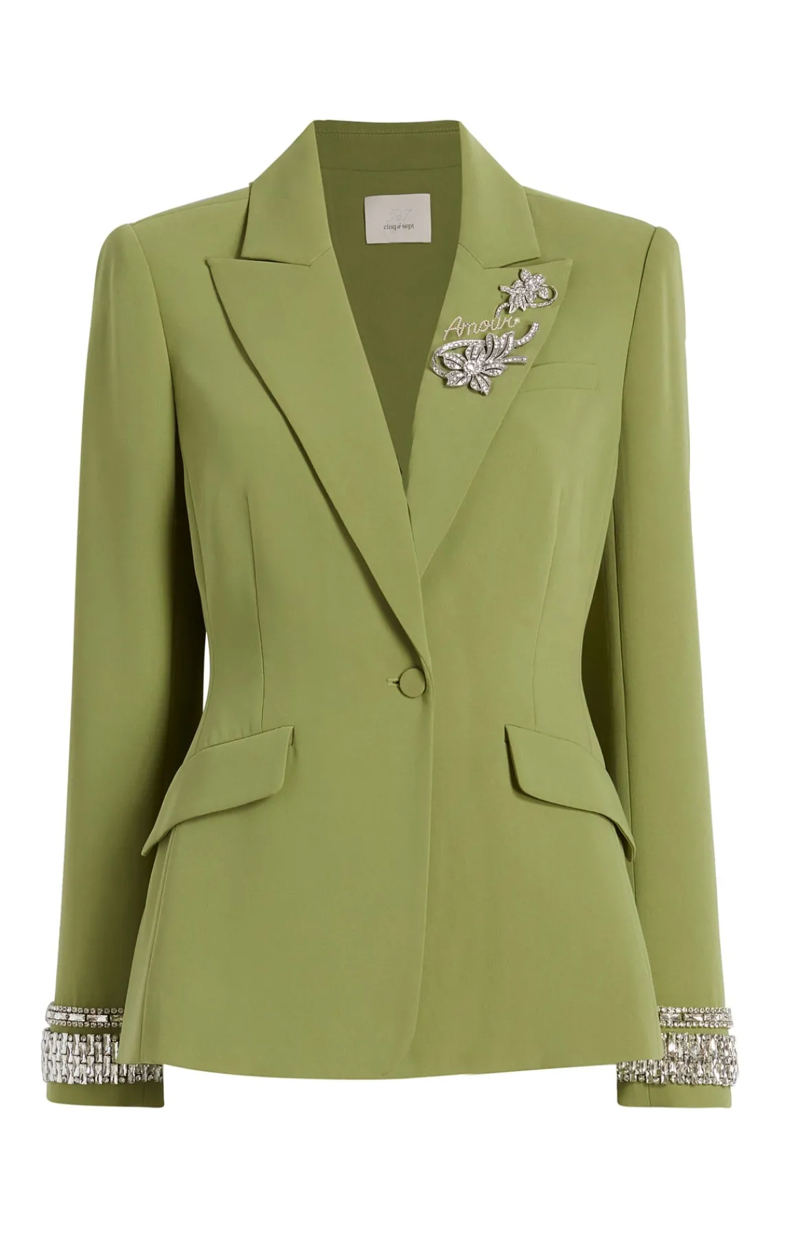 Cinq à Sept Stacked Jewelry Embellished Cheyenne Blazer<Women Jackets