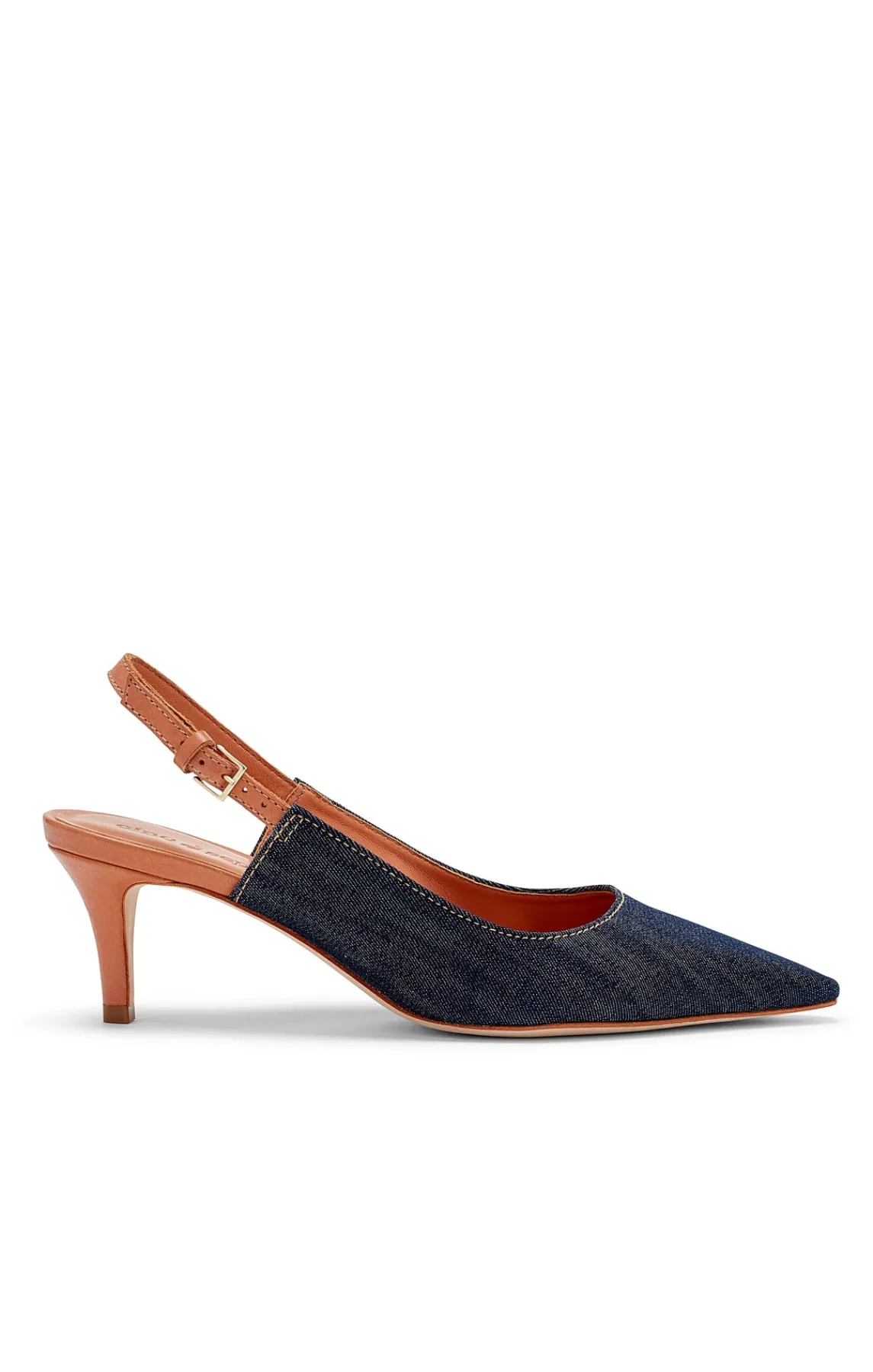 Cinq à Sept Sylvie Denim Slingback Pump<Women Shoes