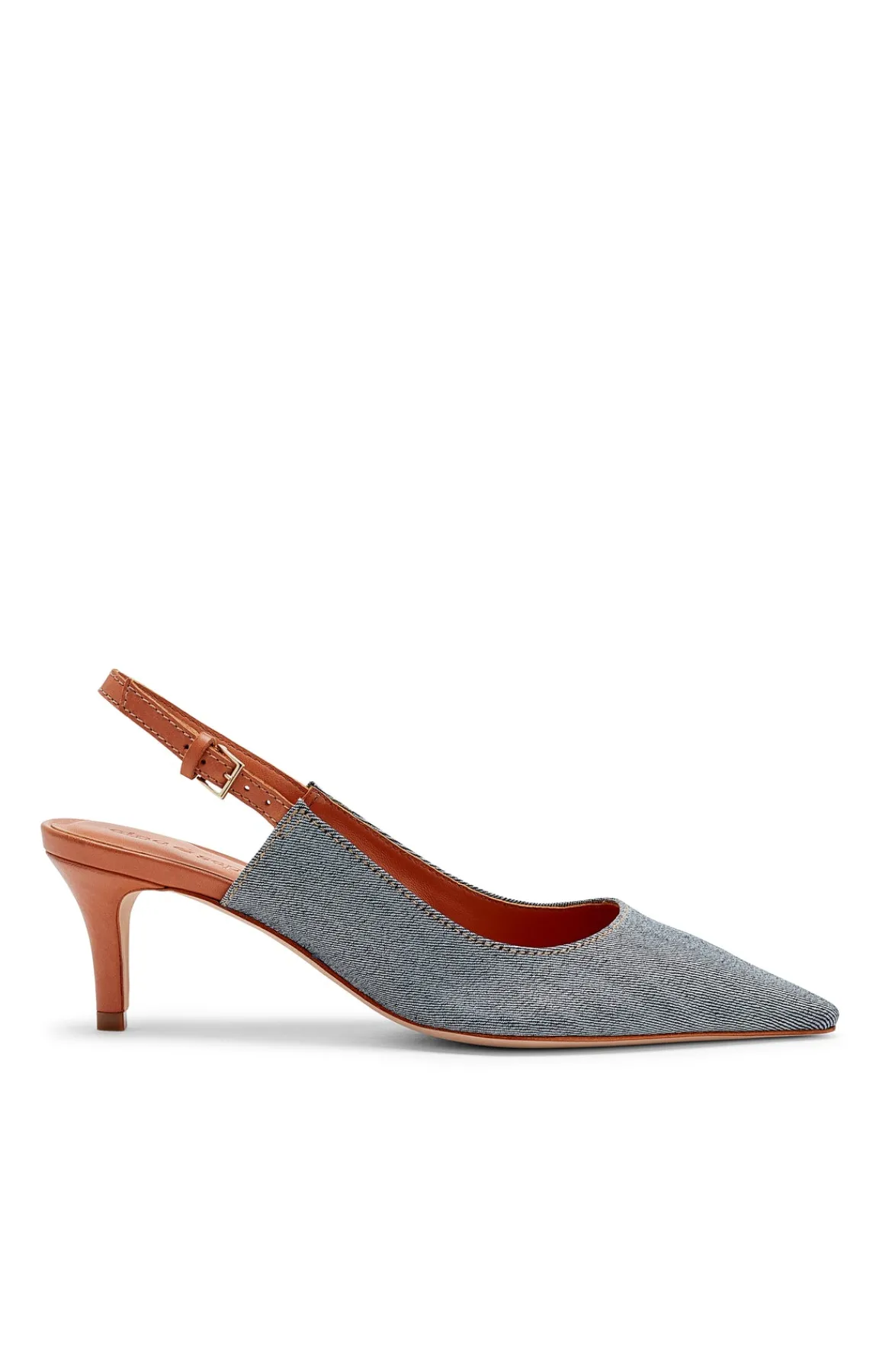 Cinq à Sept Sylvie Denim Slingback Pump<Women Shoes