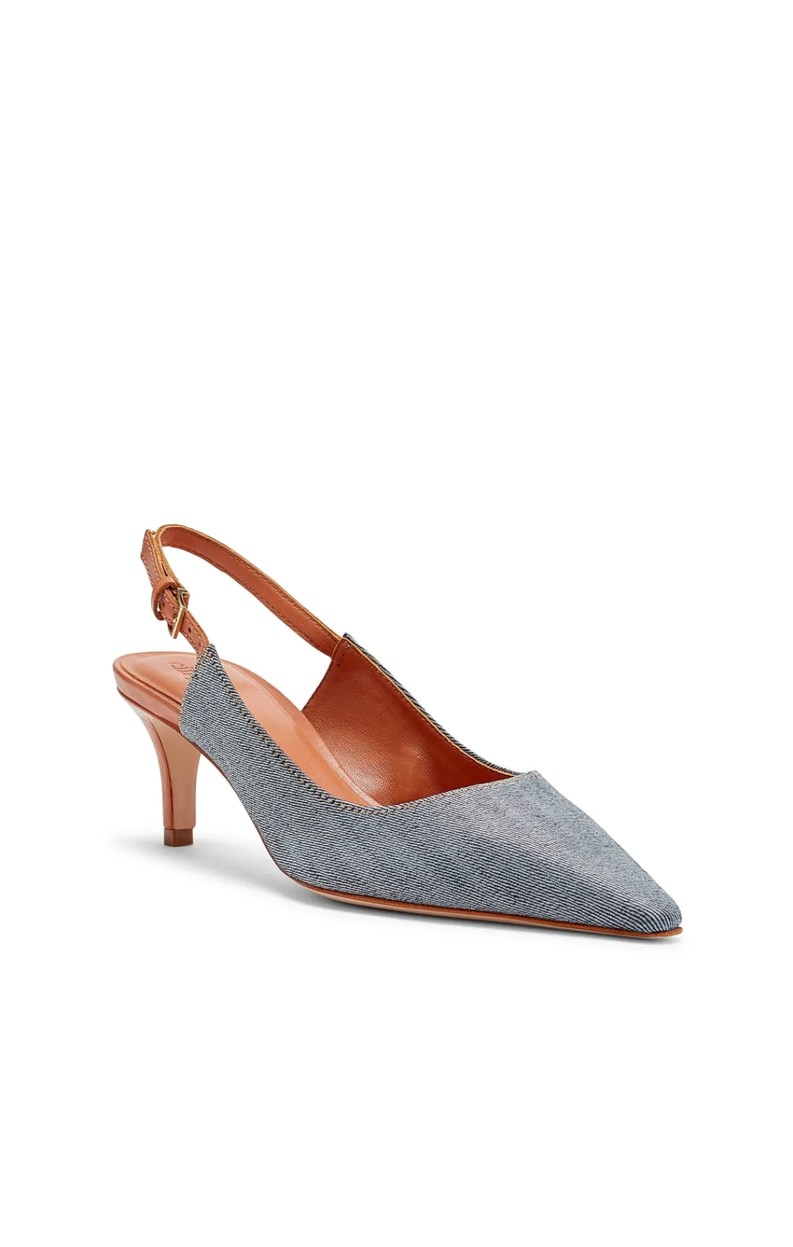 Cinq à Sept Sylvie Denim Slingback Pump<Women Shoes